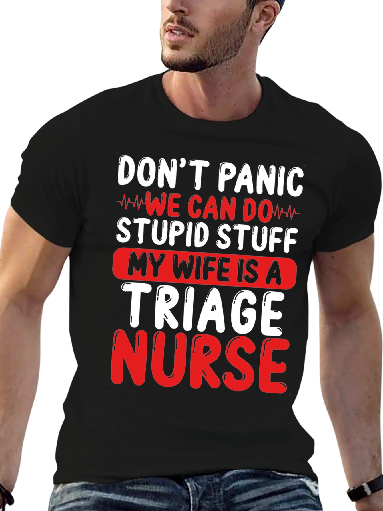 Dont Panic Triage Nurse Graphic Tee