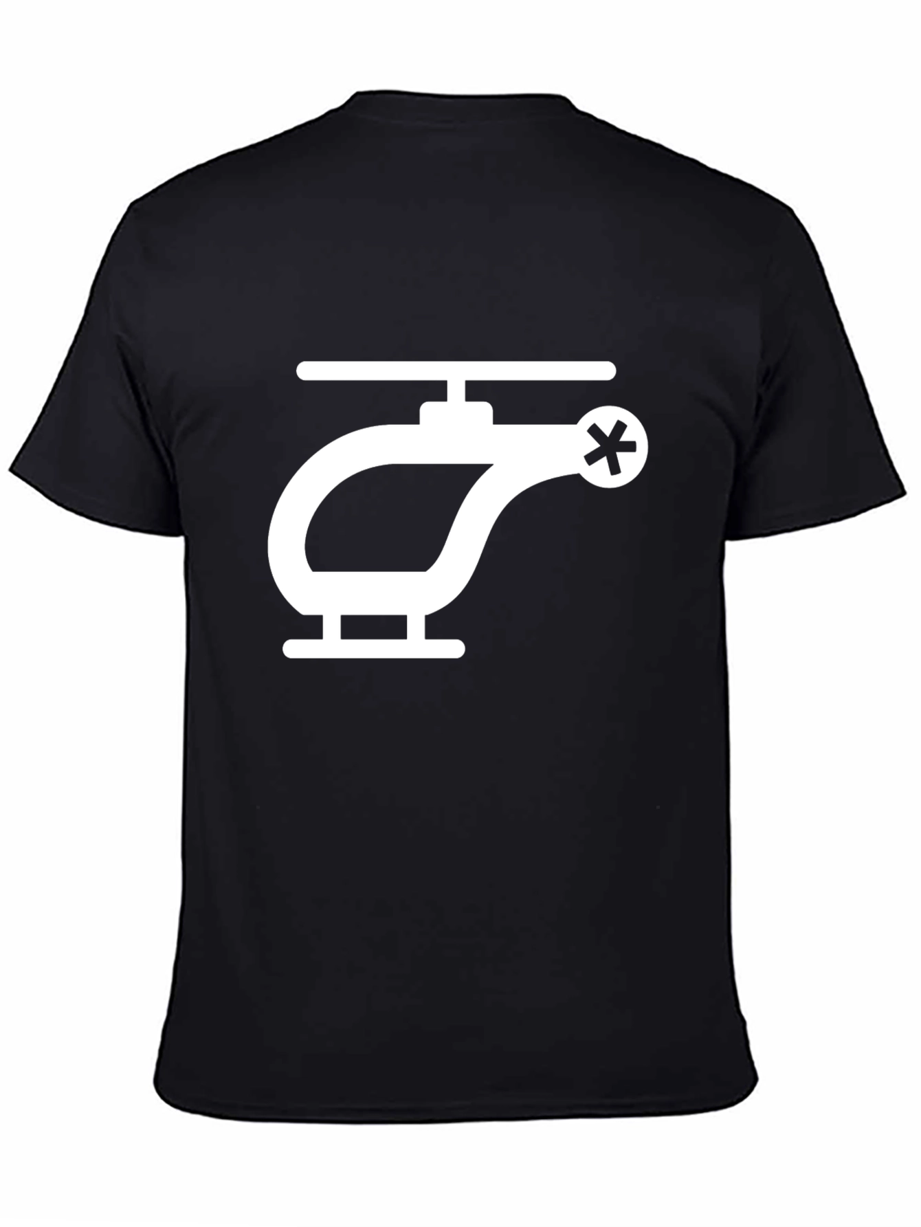 Helicopter Graphic Tee - Unique Design