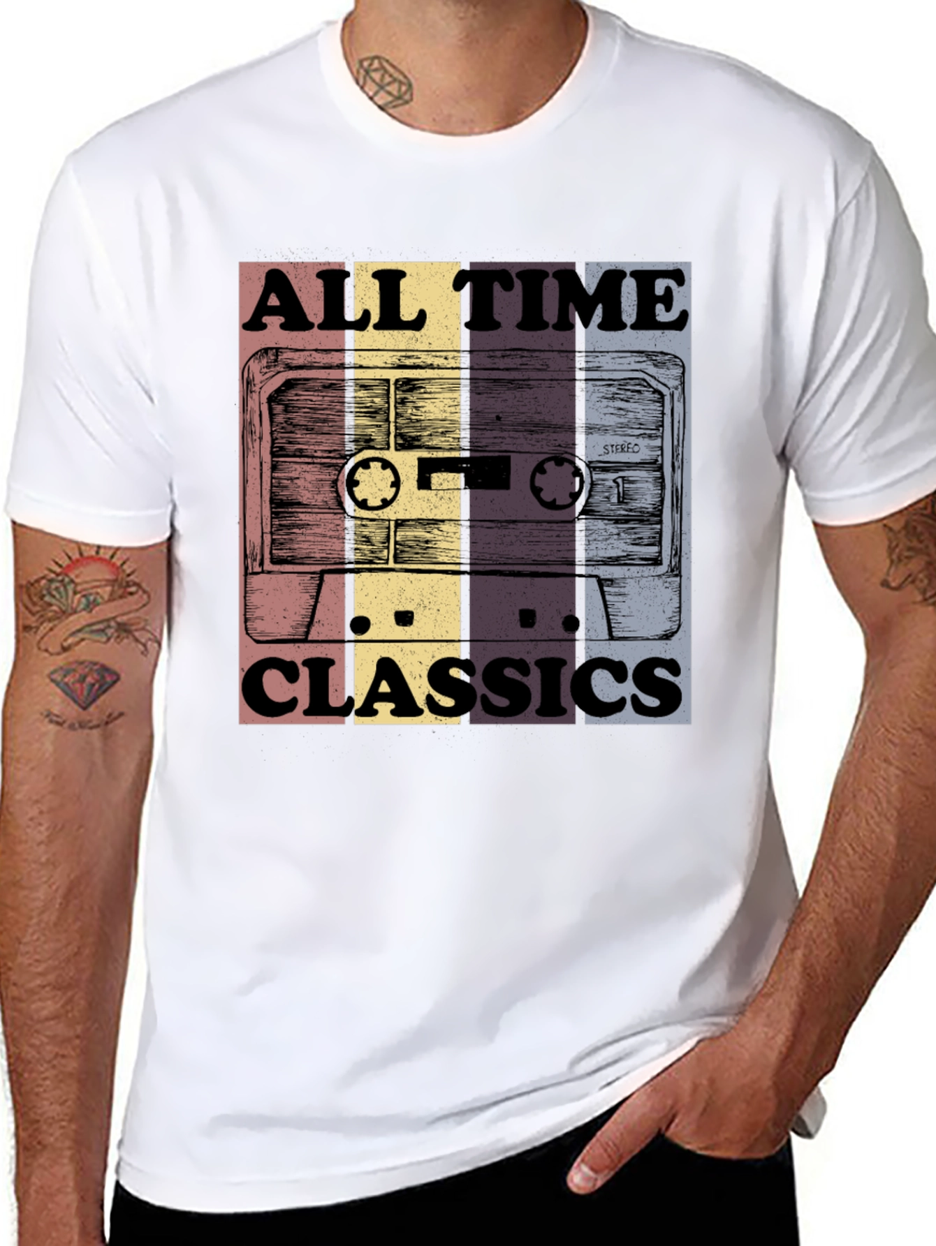 Retro Mixtape T-Shirt - All Time Classics Tee
