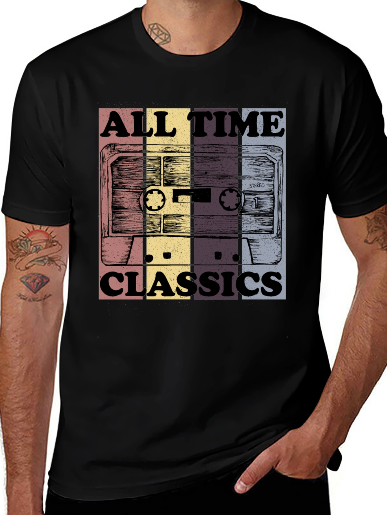 Retro Mixtape T-Shirt - All Time Classics Tee