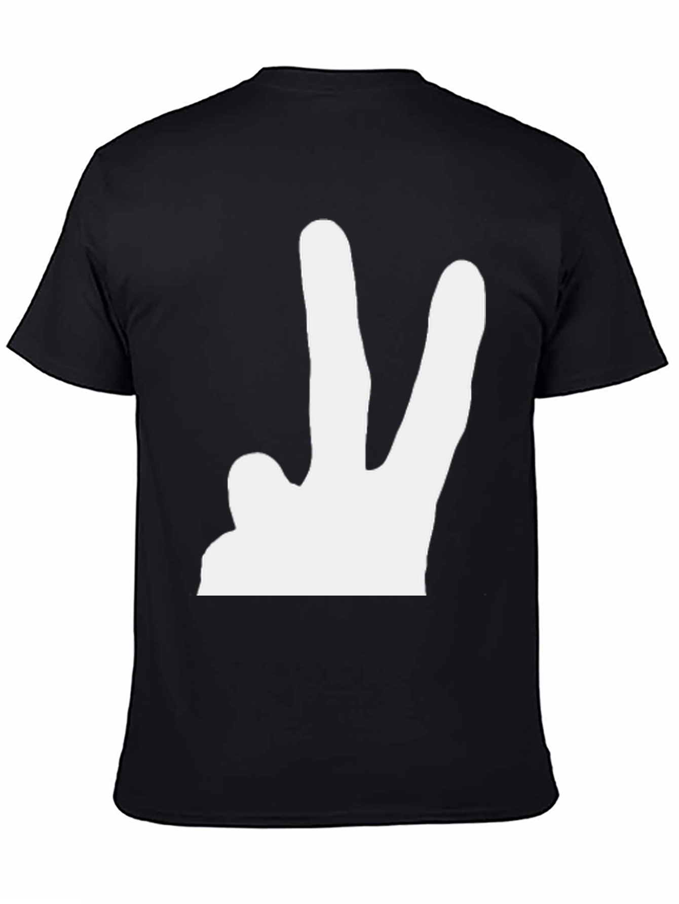 Peace Sign Black T-Shirt