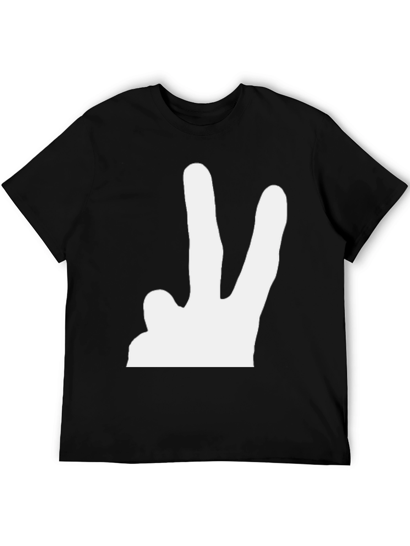 Peace Sign Black T-Shirt