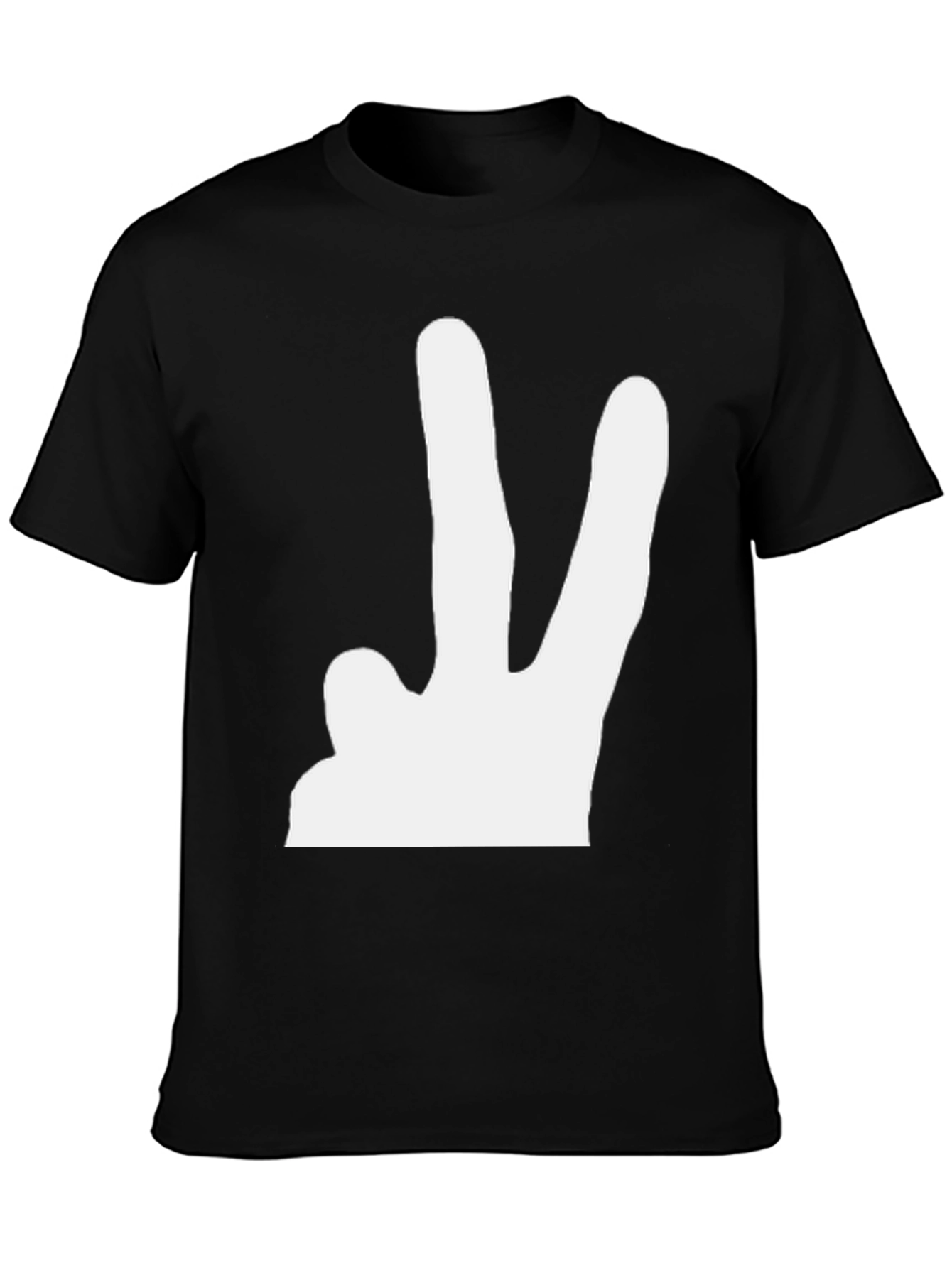 Peace Sign Black T-Shirt