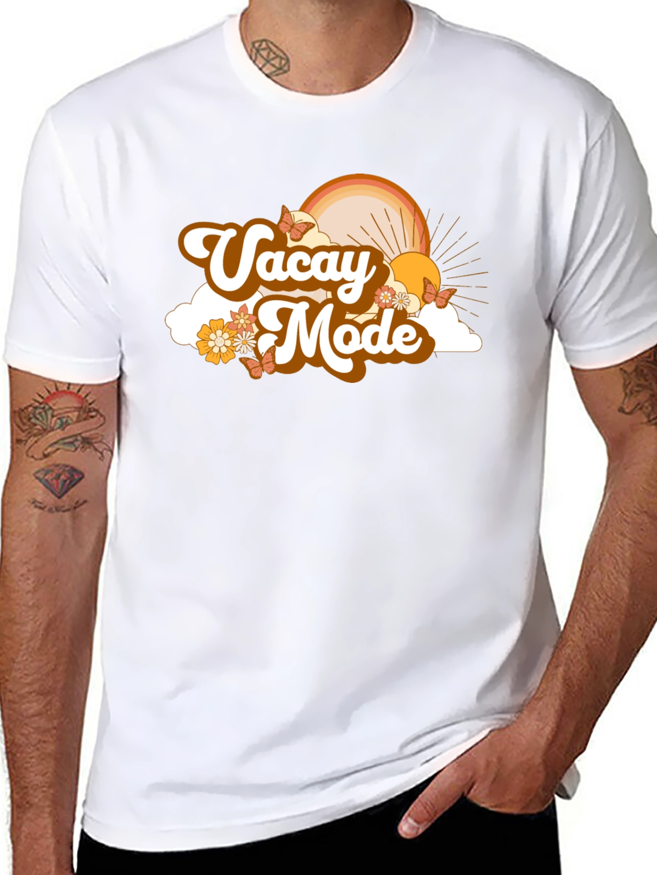 Vacay Mode T-Shirt - Retro Summer Vacation Vibes