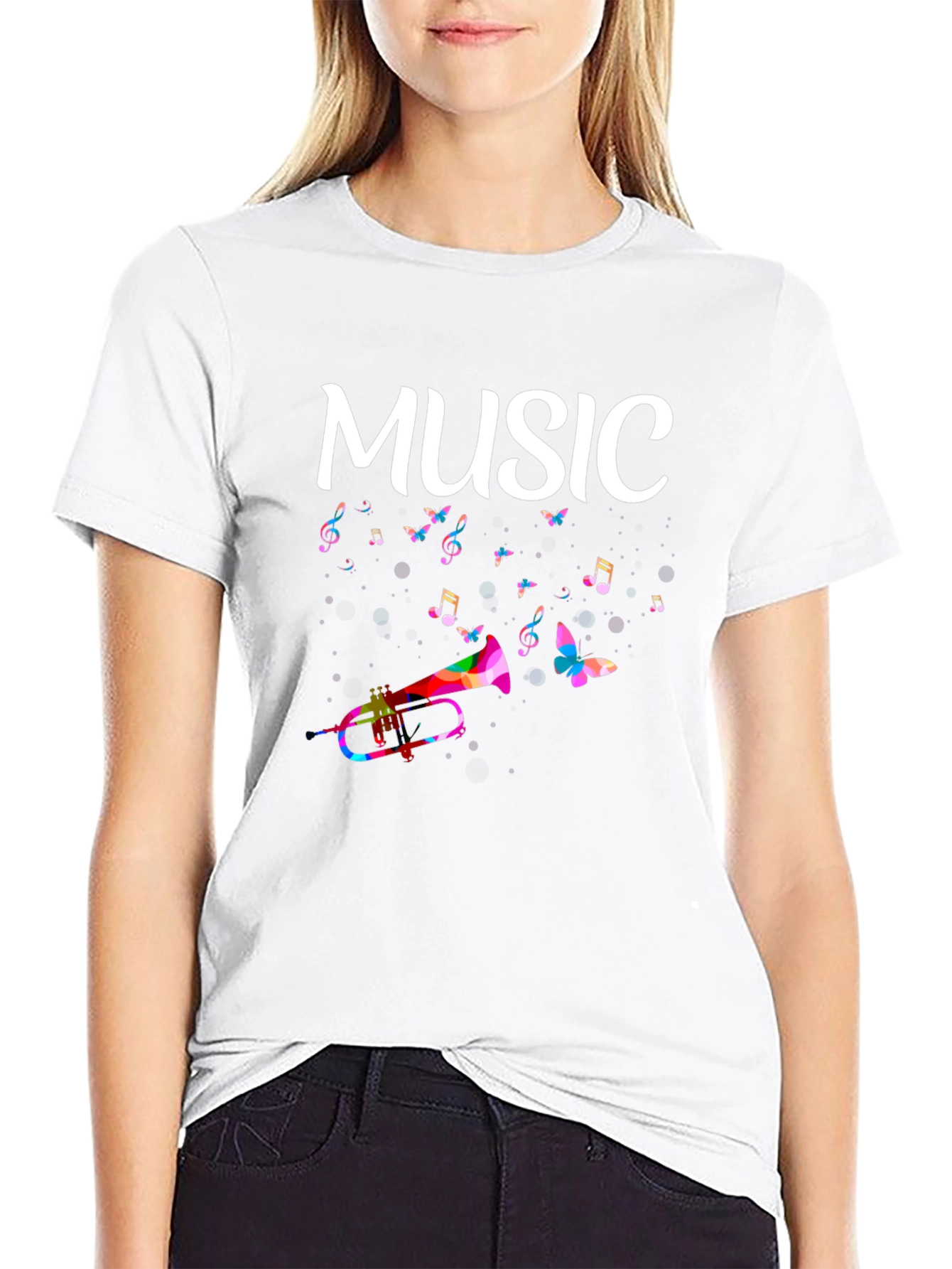Music Themed Graphic T-Shirt