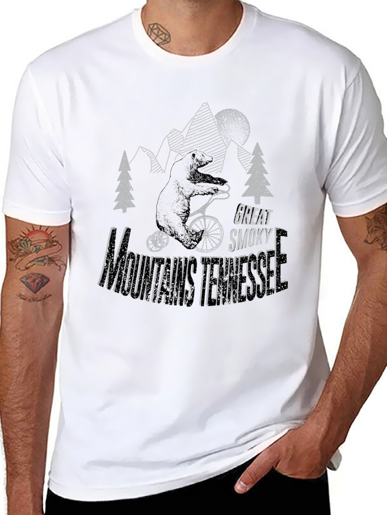 Great Smoky Mountains Tennessee Graphic T-Shirt