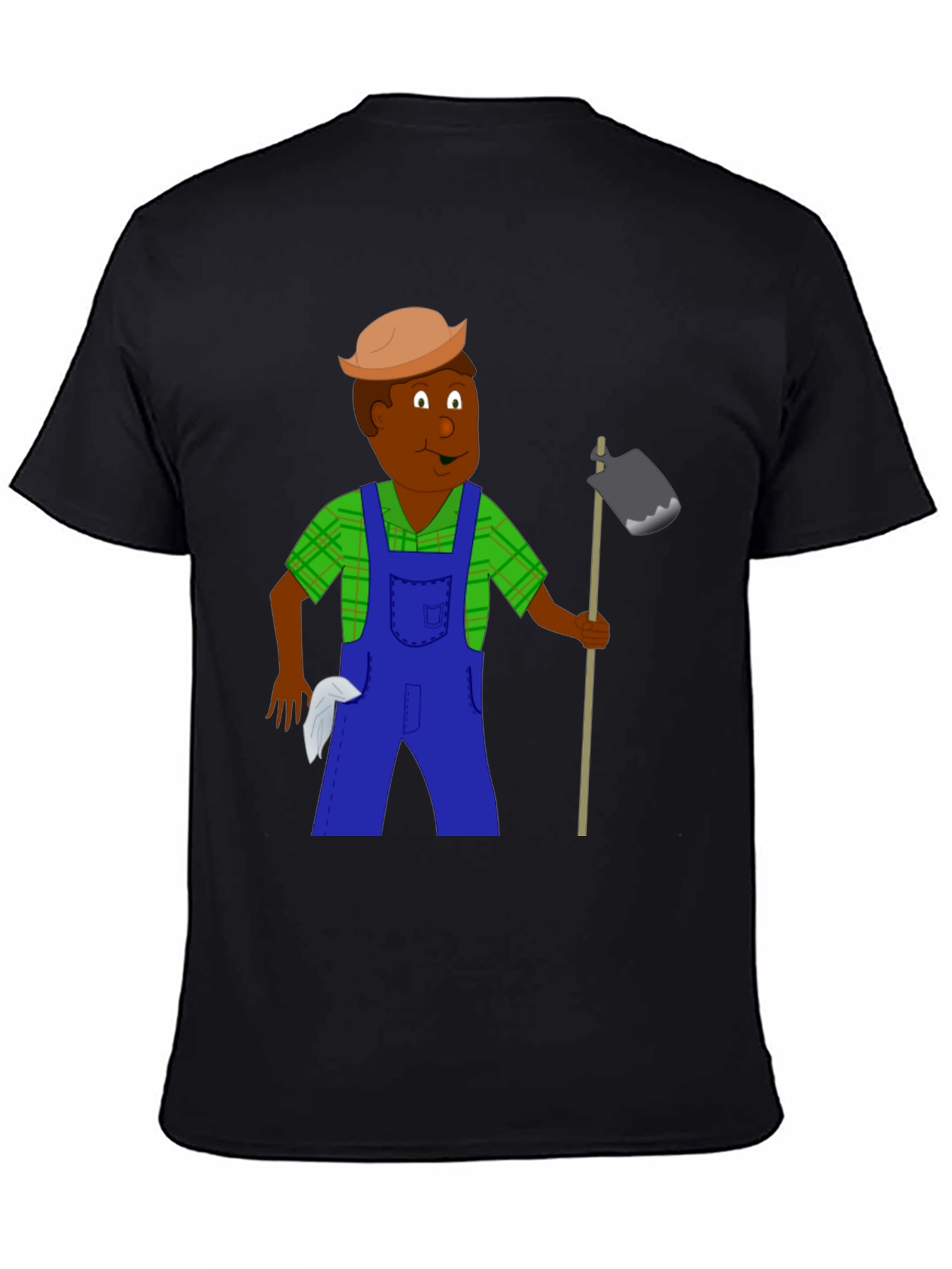 Cartoon Farmer Graphic T-Shirt