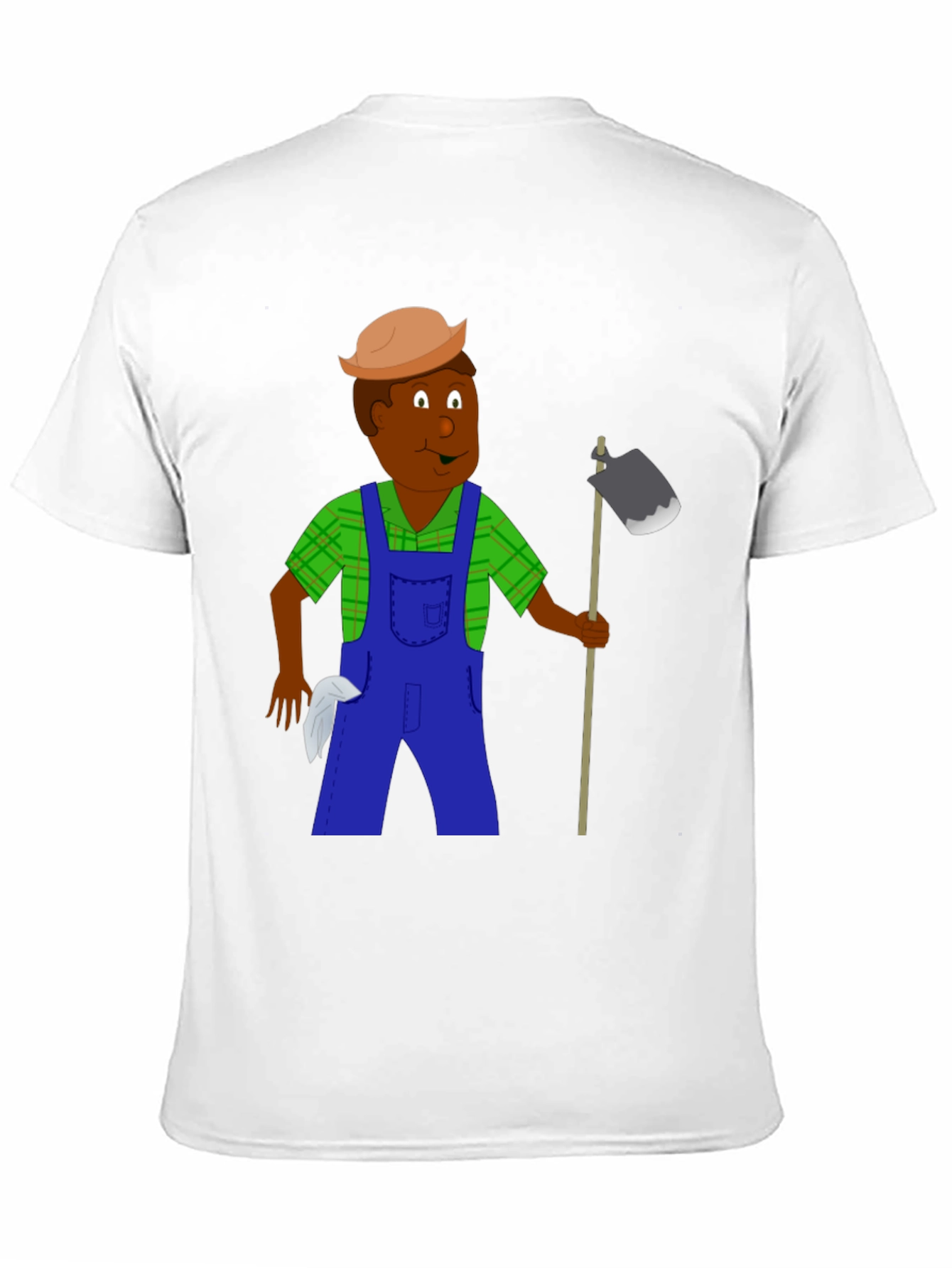 Cartoon Farmer Graphic T-Shirt