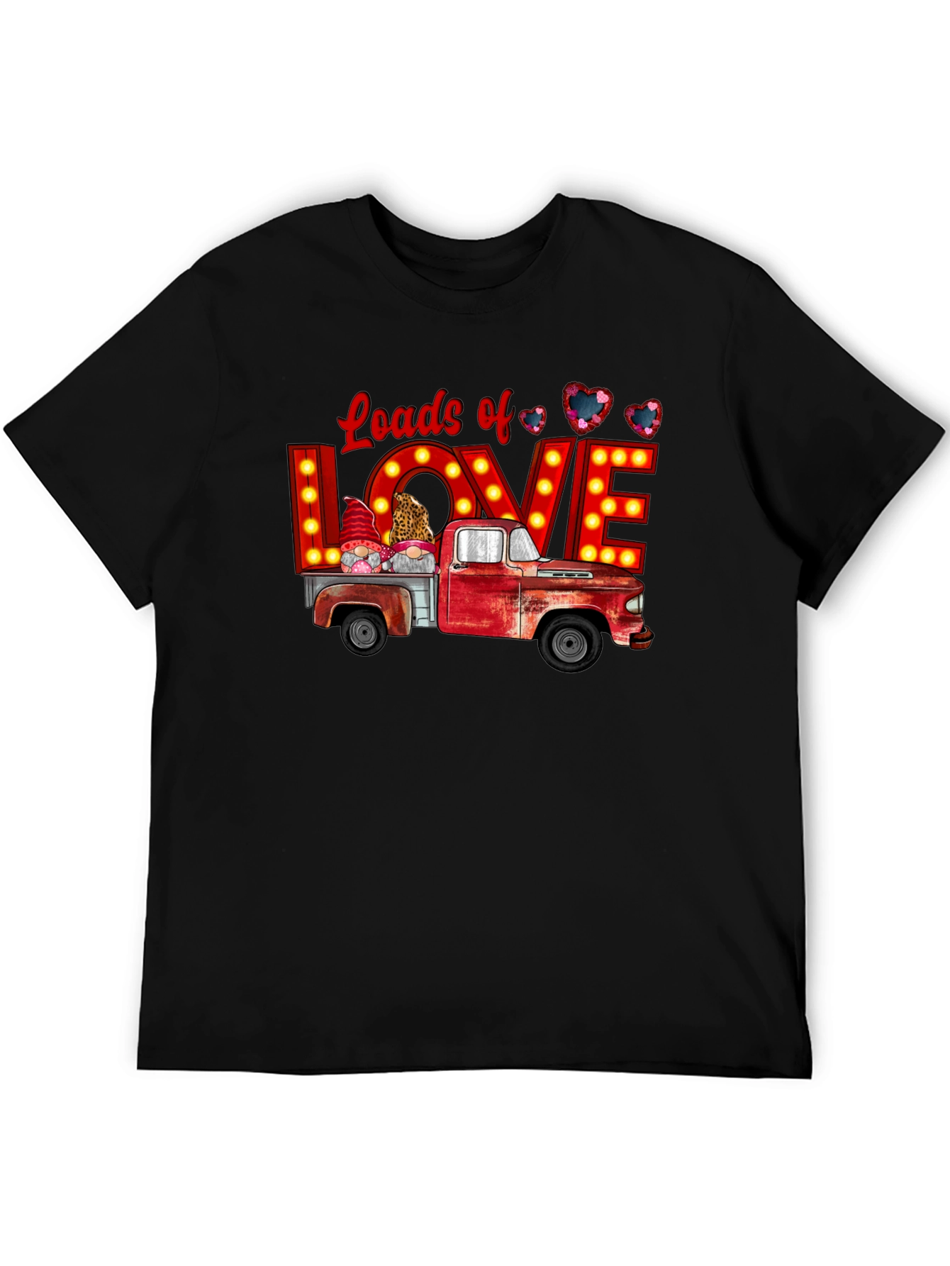 Loads of Love Valentines Truck Graphic Tee