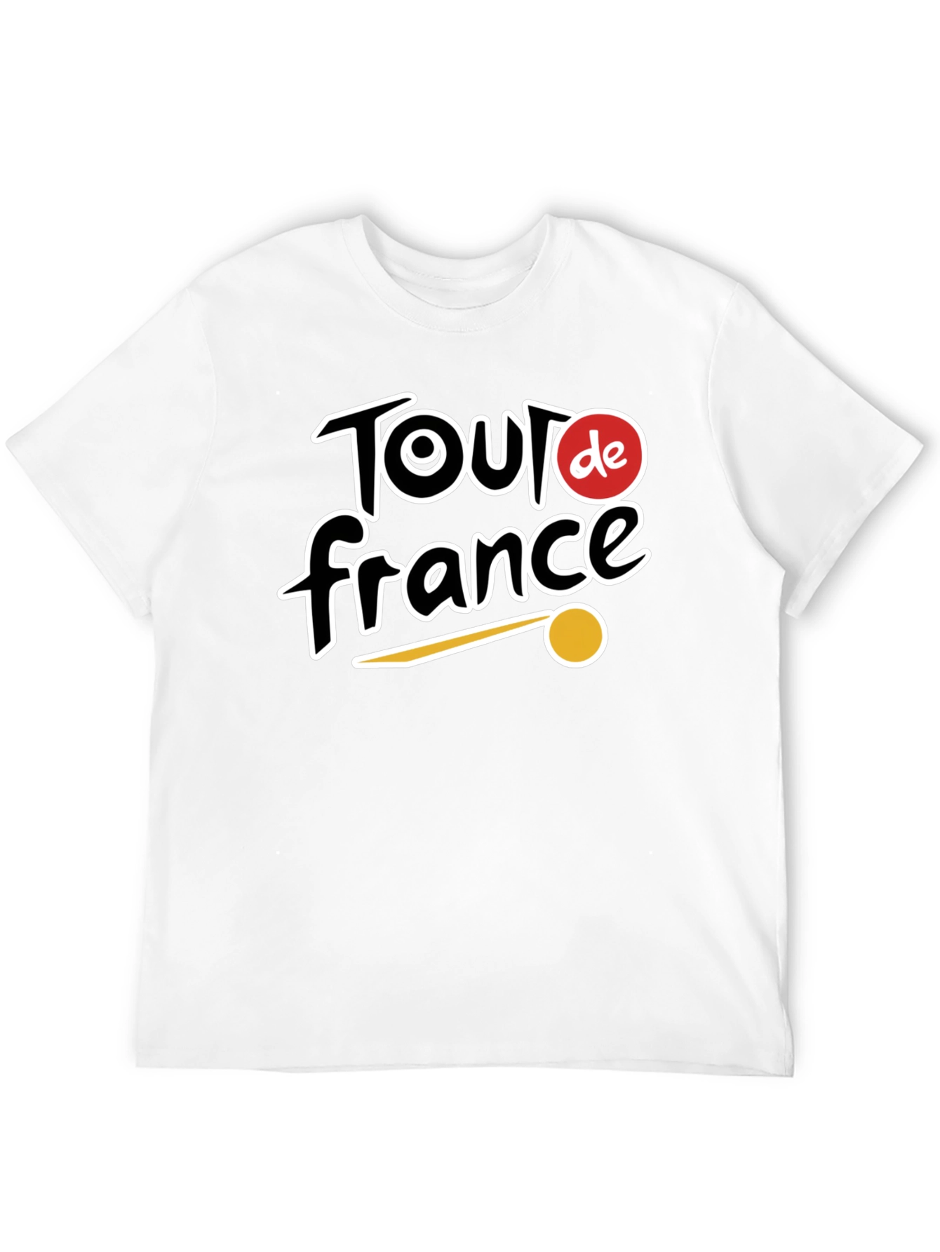 Tour de France Cycling Fan T-Shirt - Black