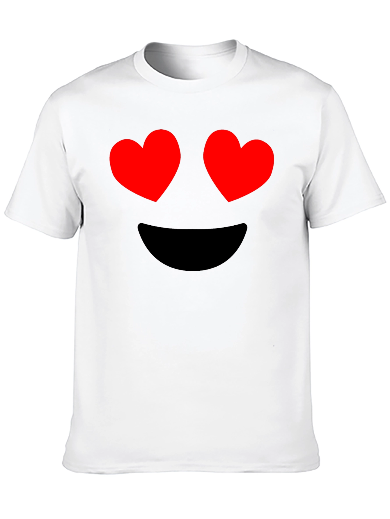Heart Eyes Emoji Graphic T-Shirt