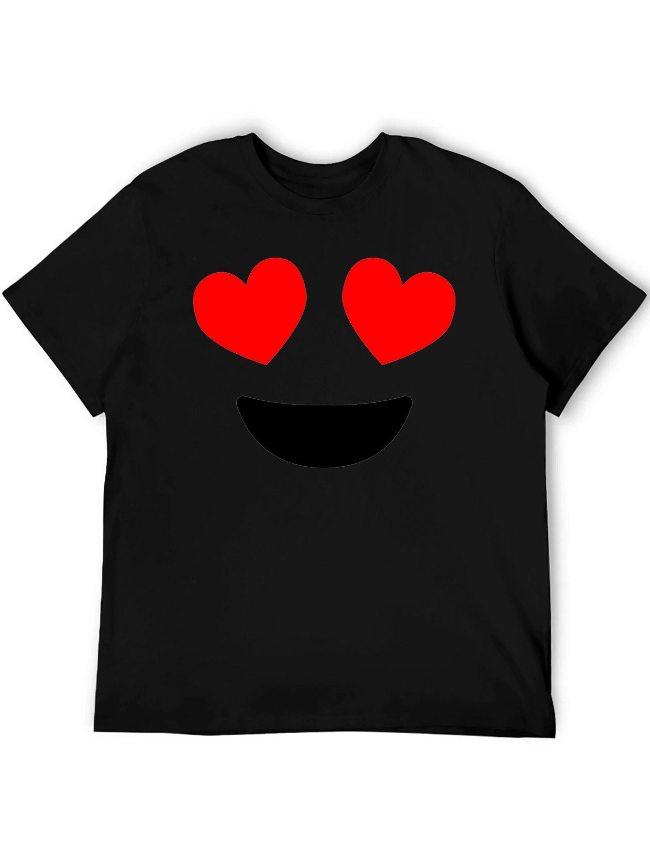 Heart Eyes Emoji Graphic T-Shirt
