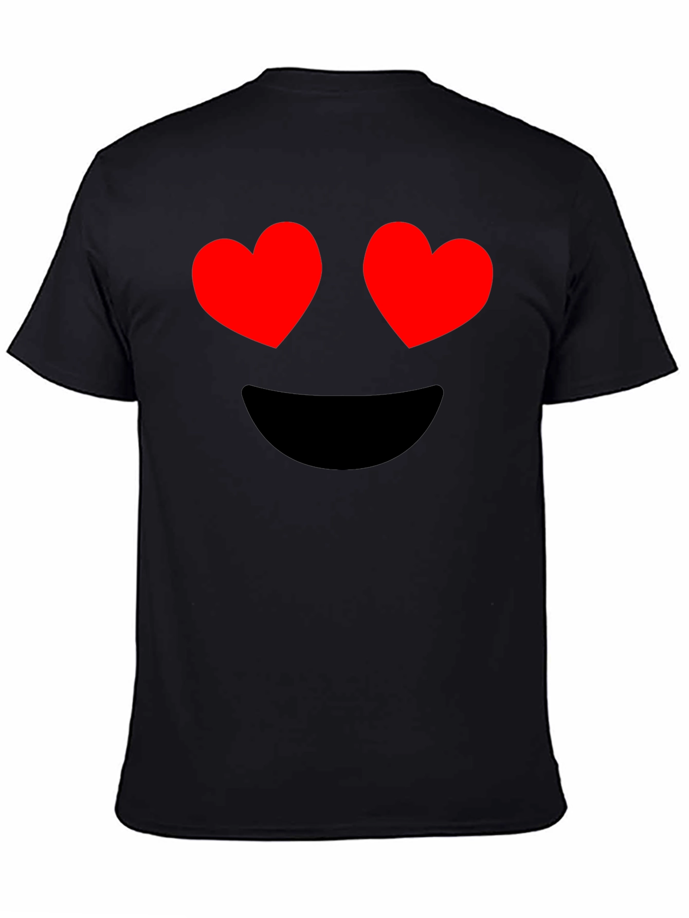 Heart Eyes Emoji Graphic T-Shirt