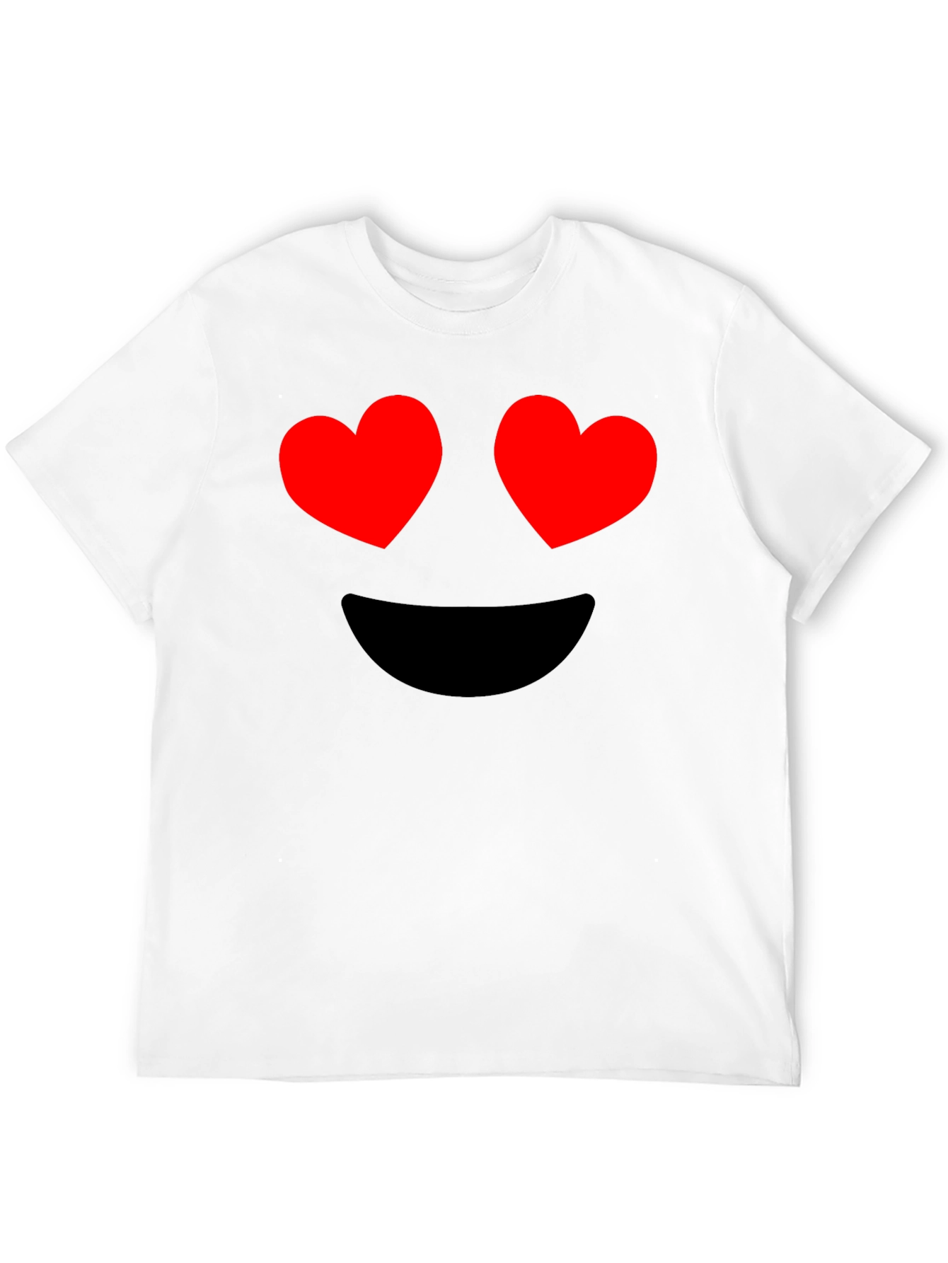 Heart Eyes Emoji Graphic T-Shirt