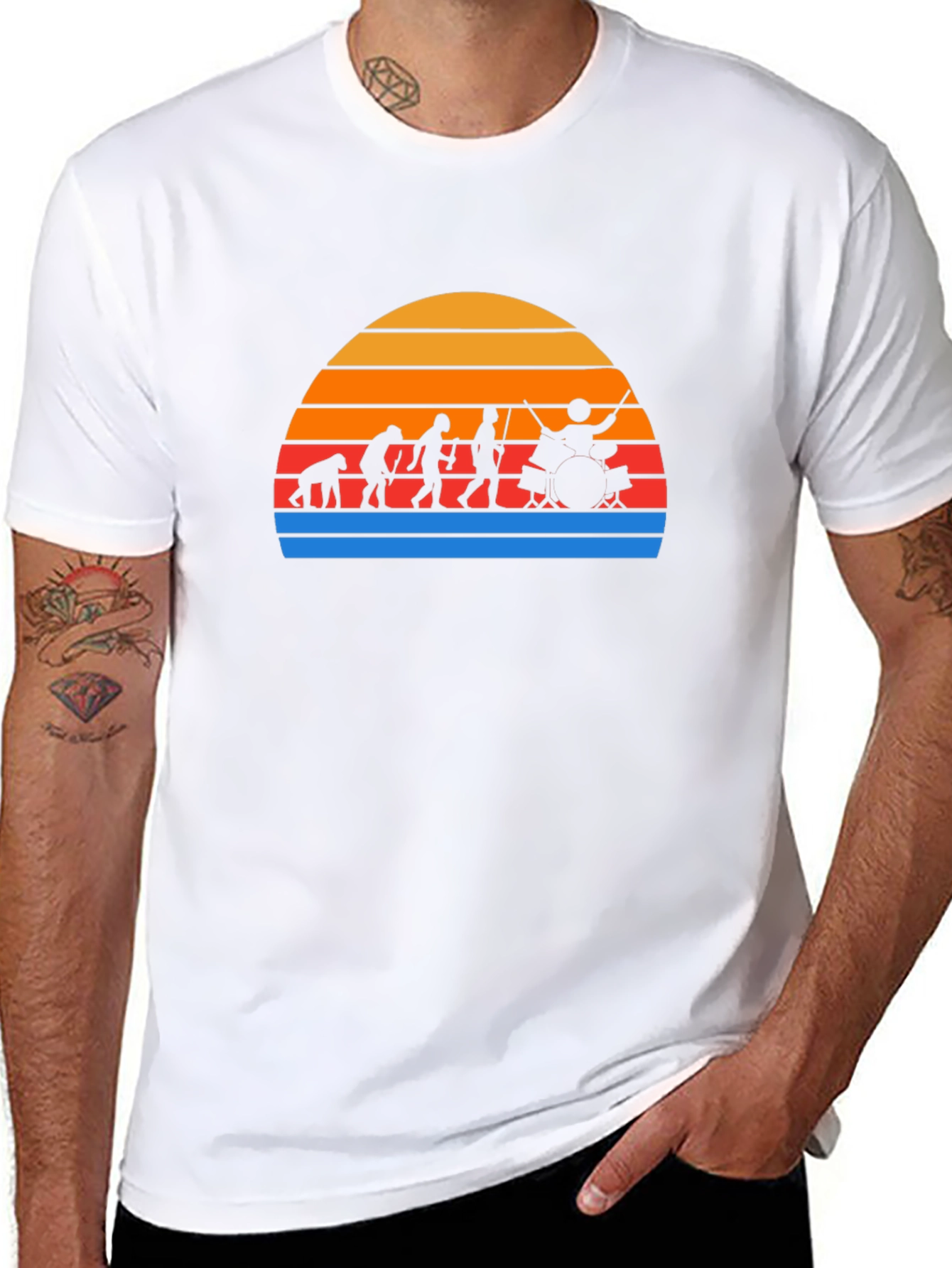 Evolution of Drummer T-Shirt