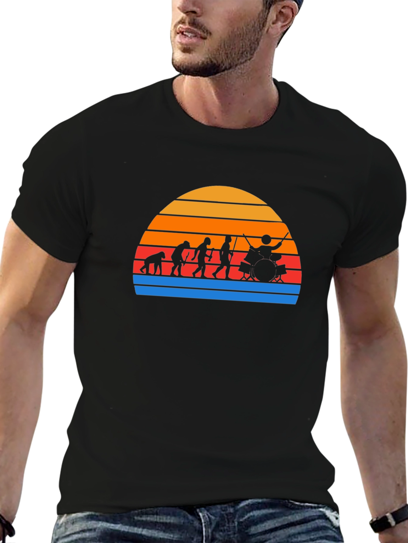 Evolution of Drummer T-Shirt