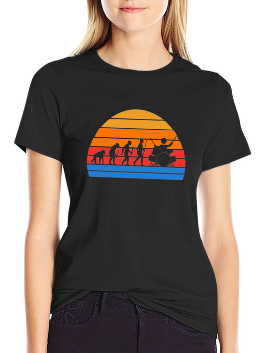 Evolution of Drummer T-Shirt