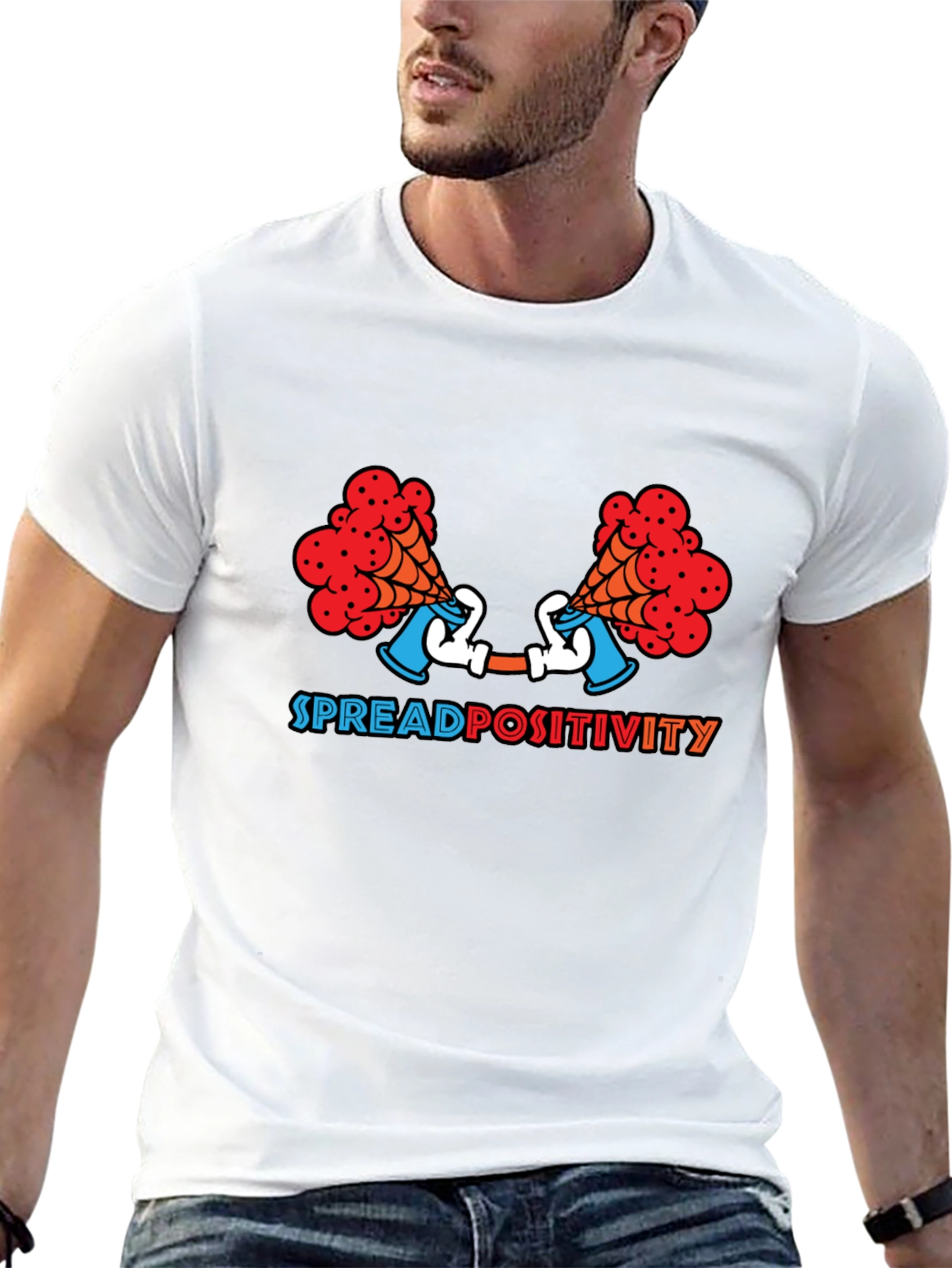 Spread Positivity Graphic T-Shirt