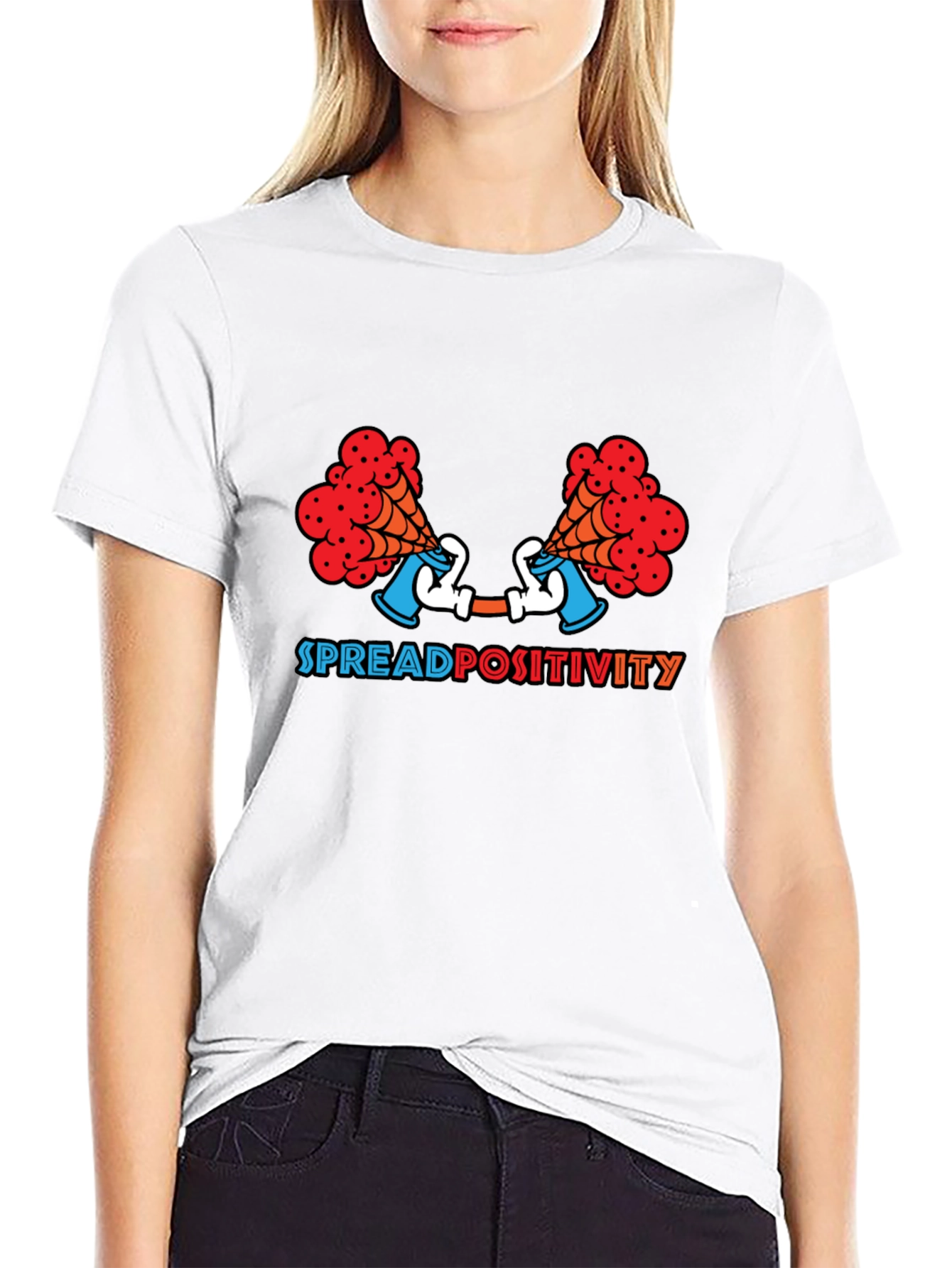 Spread Positivity Graphic T-Shirt