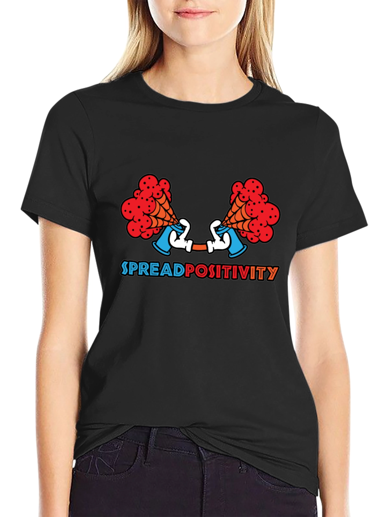 Spread Positivity Graphic T-Shirt