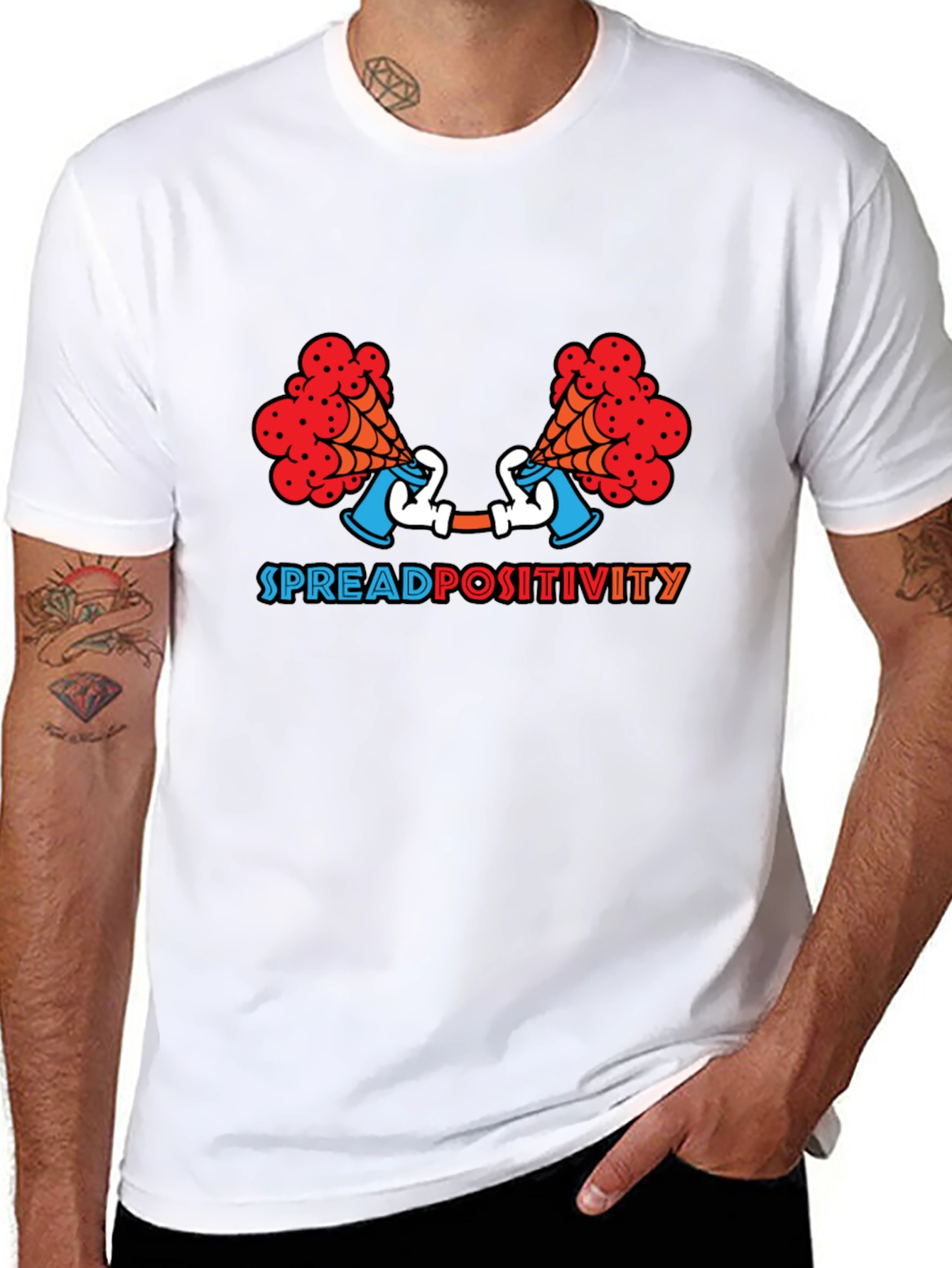 Spread Positivity Graphic T-Shirt