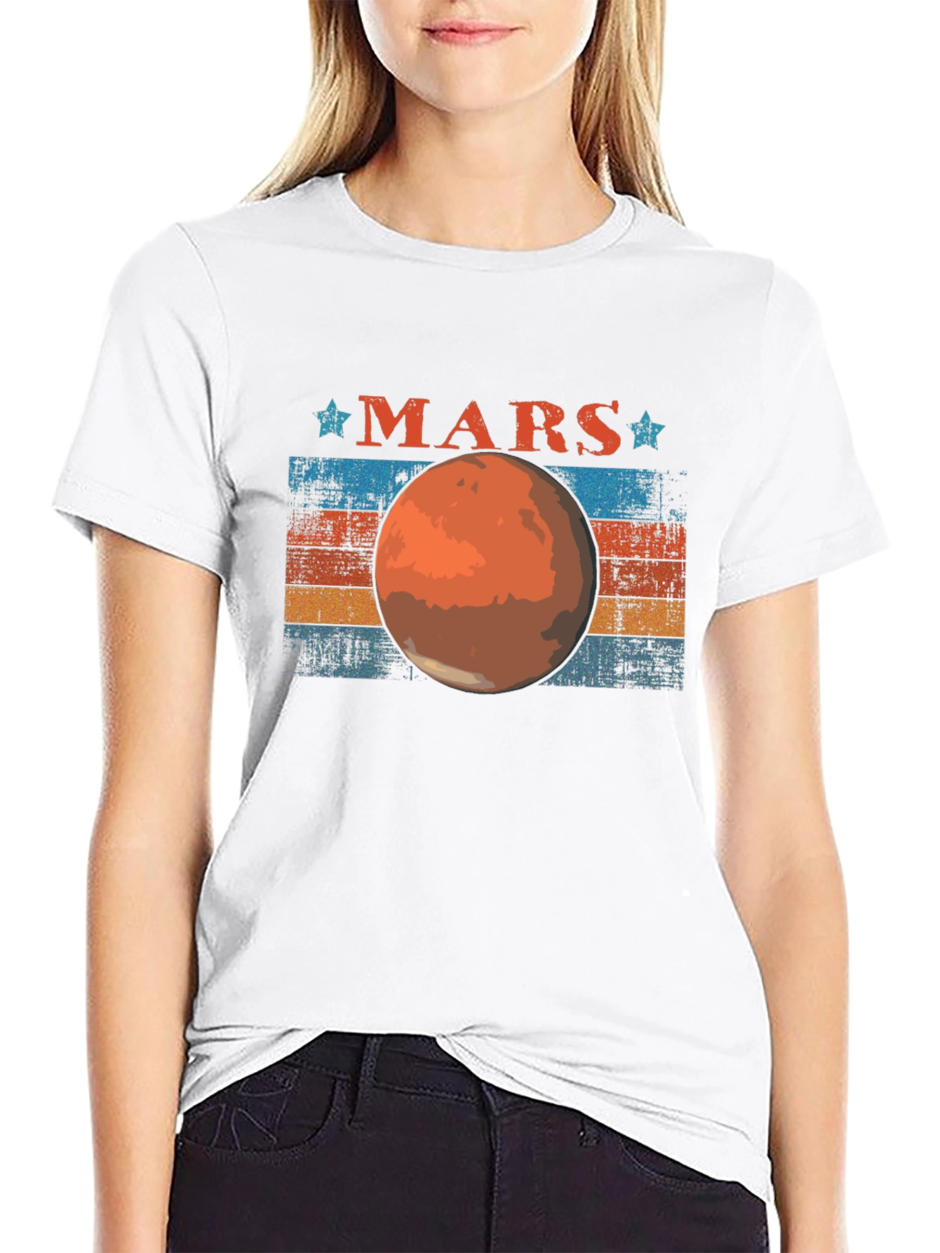 Retro Mars Graphic T-Shirt