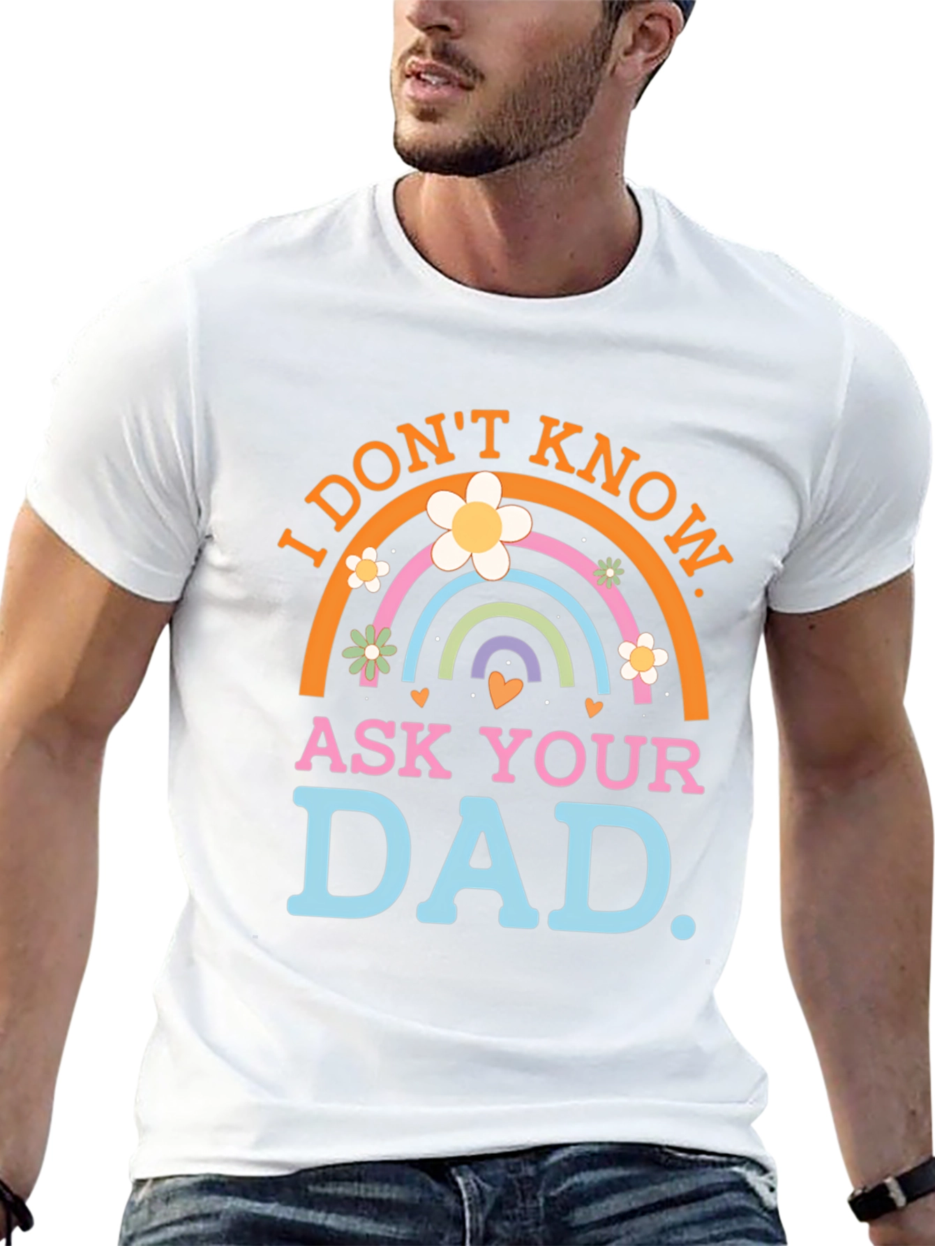I Dont Know Ask Your Dad Black T-Shirt