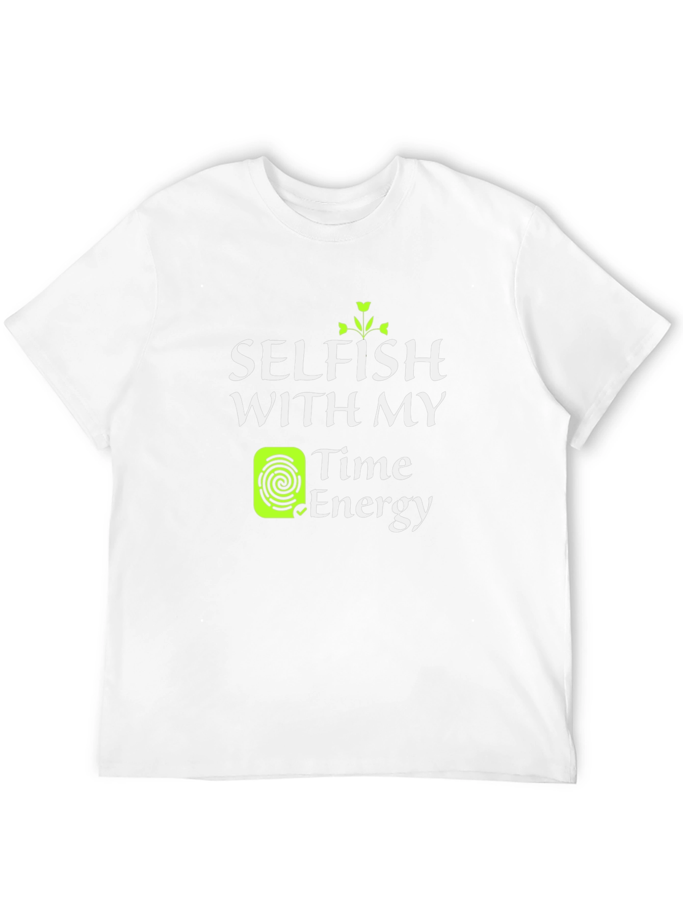 Selfish Time & Energy Black Tee