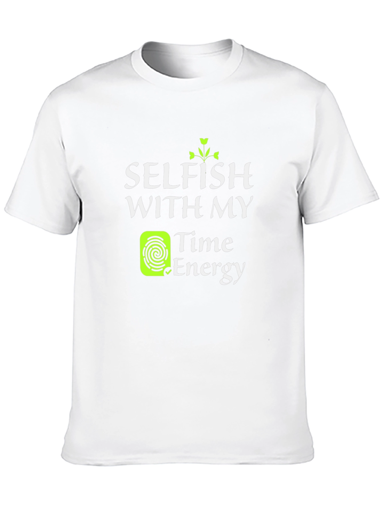 Selfish Time & Energy Black Tee