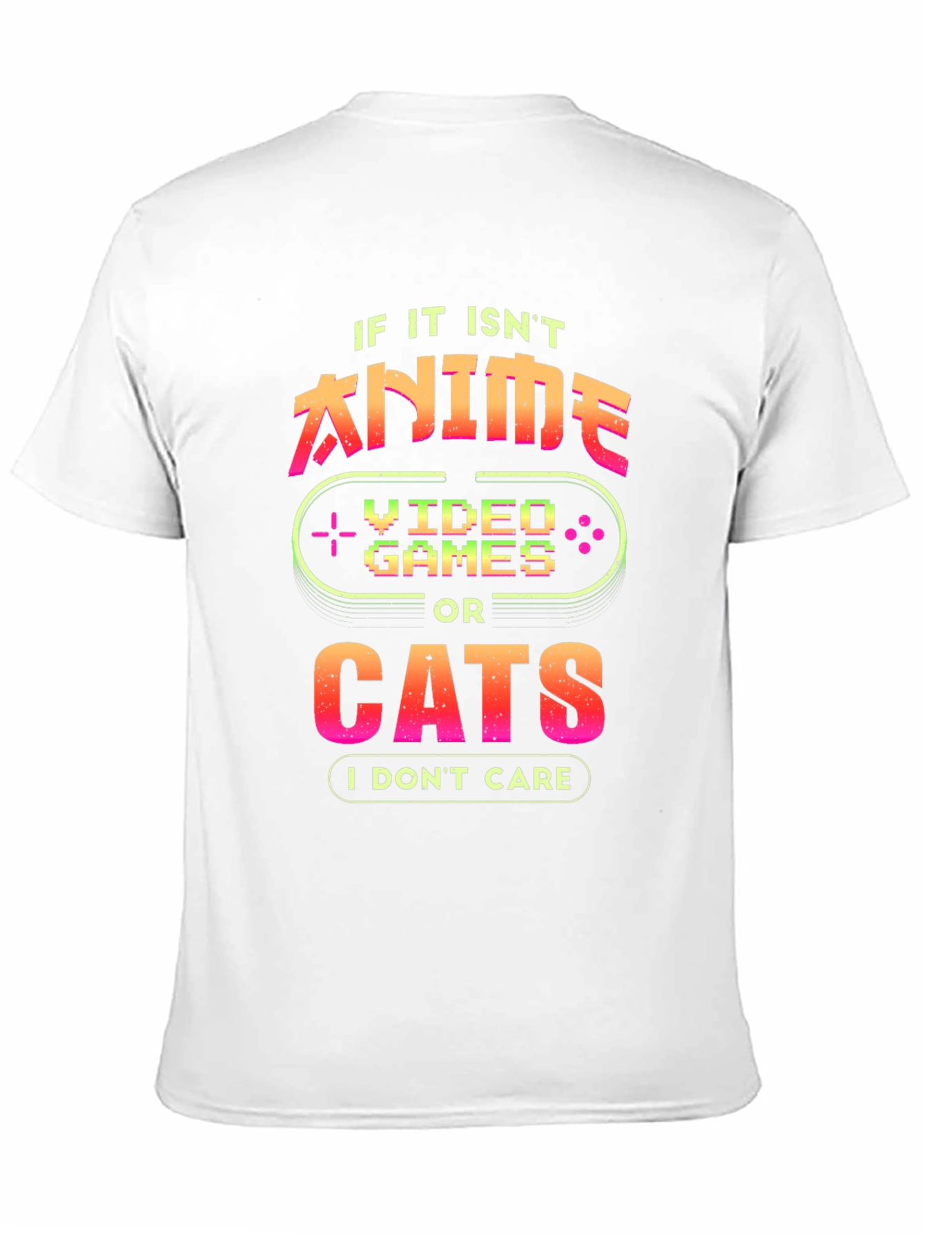 Anime Video Games Cats T-Shirt