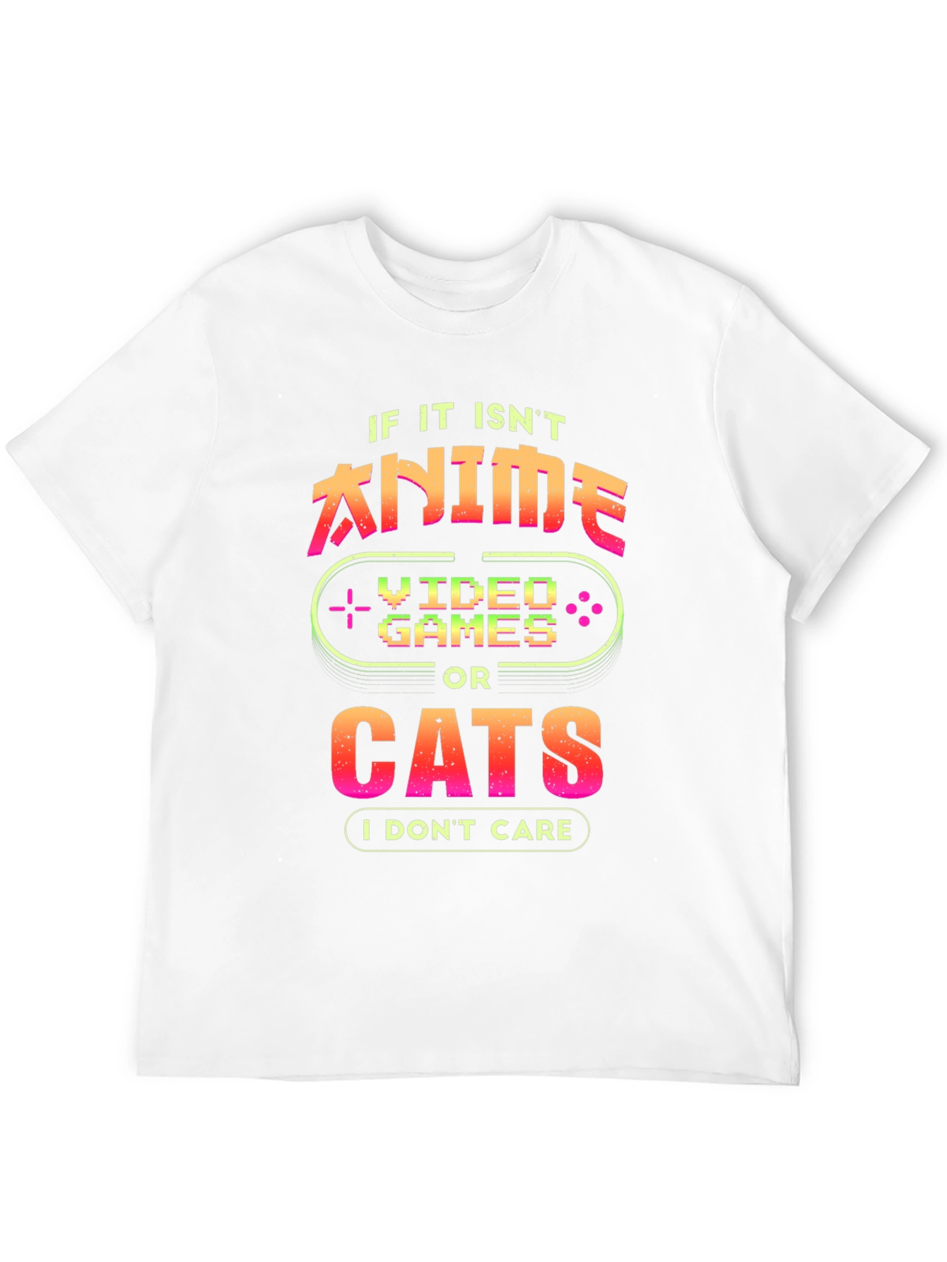 Anime Video Games Cats T-Shirt