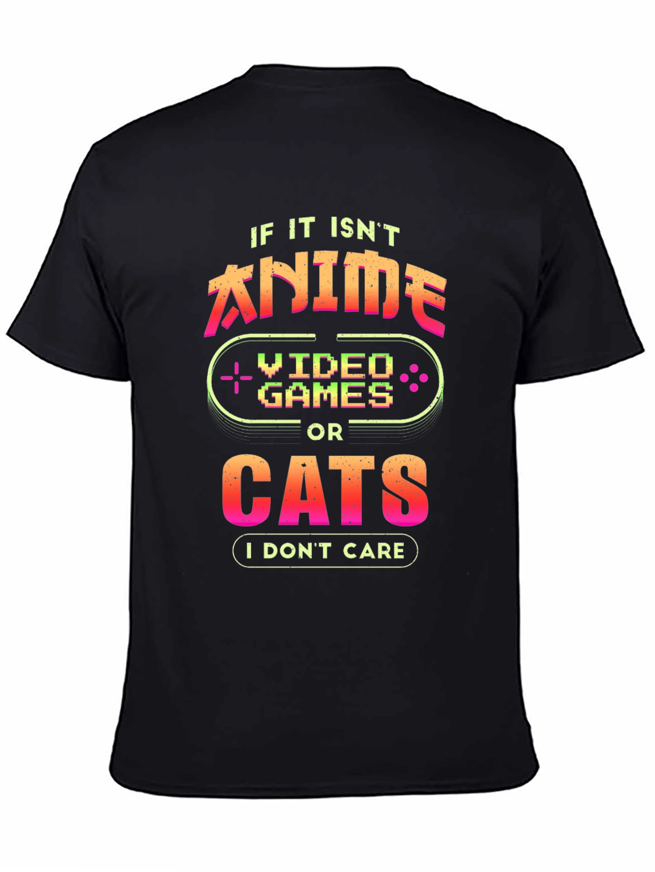 Anime Video Games Cats T-Shirt