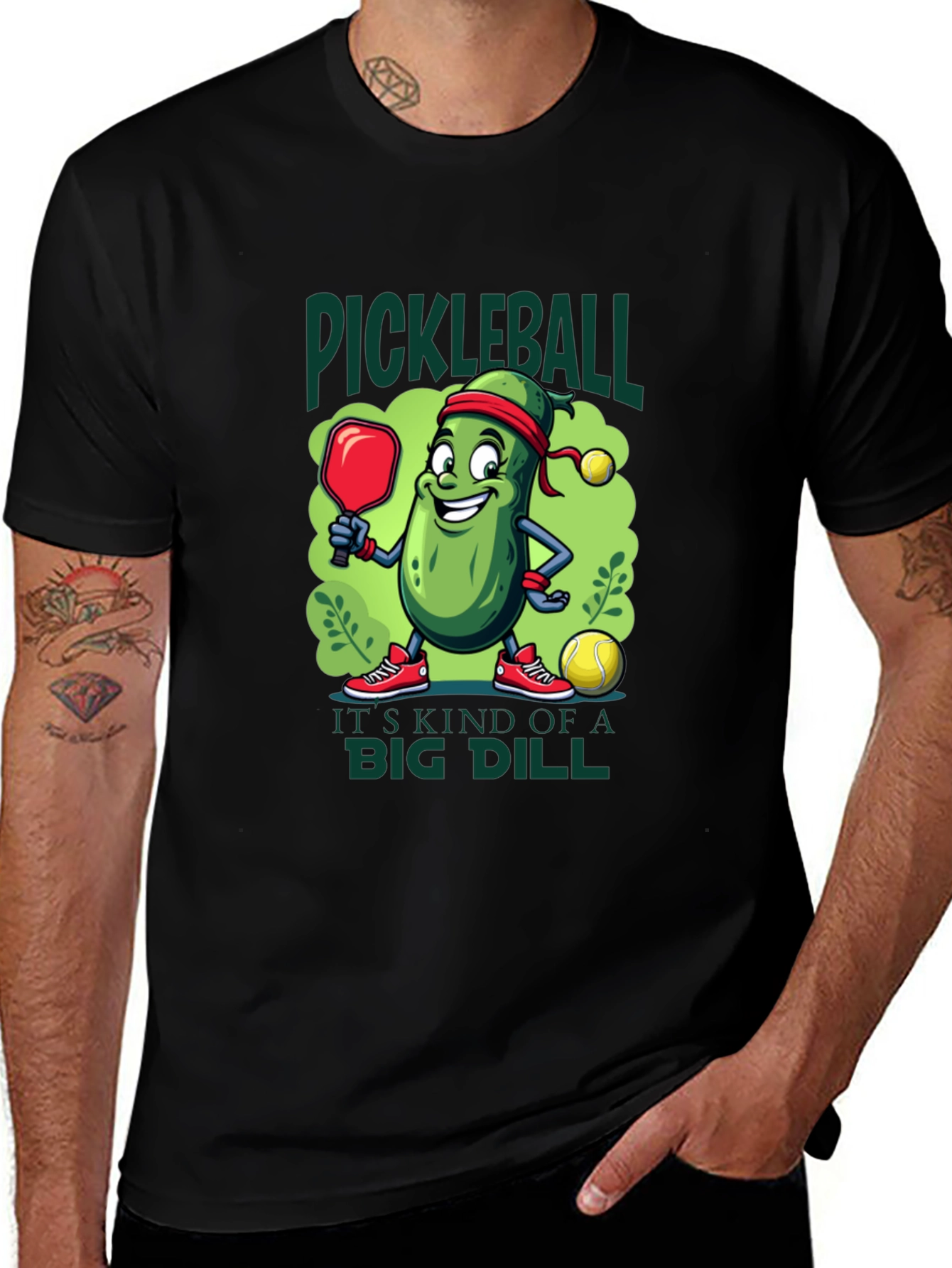 Pickleball T-Shirt - Its Kind of a Big Dill