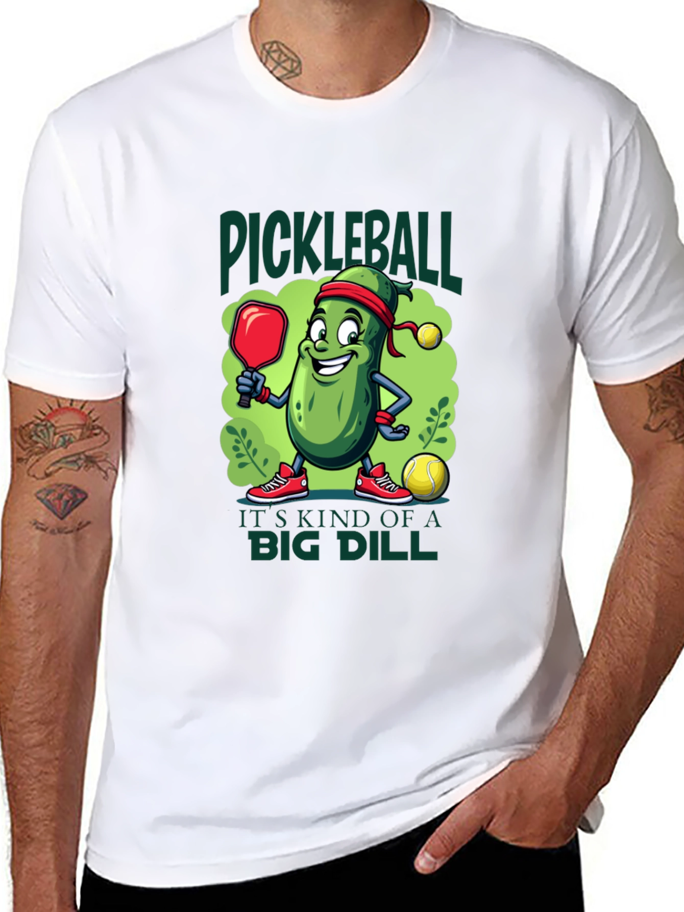 Pickleball T-Shirt - Its Kind of a Big Dill