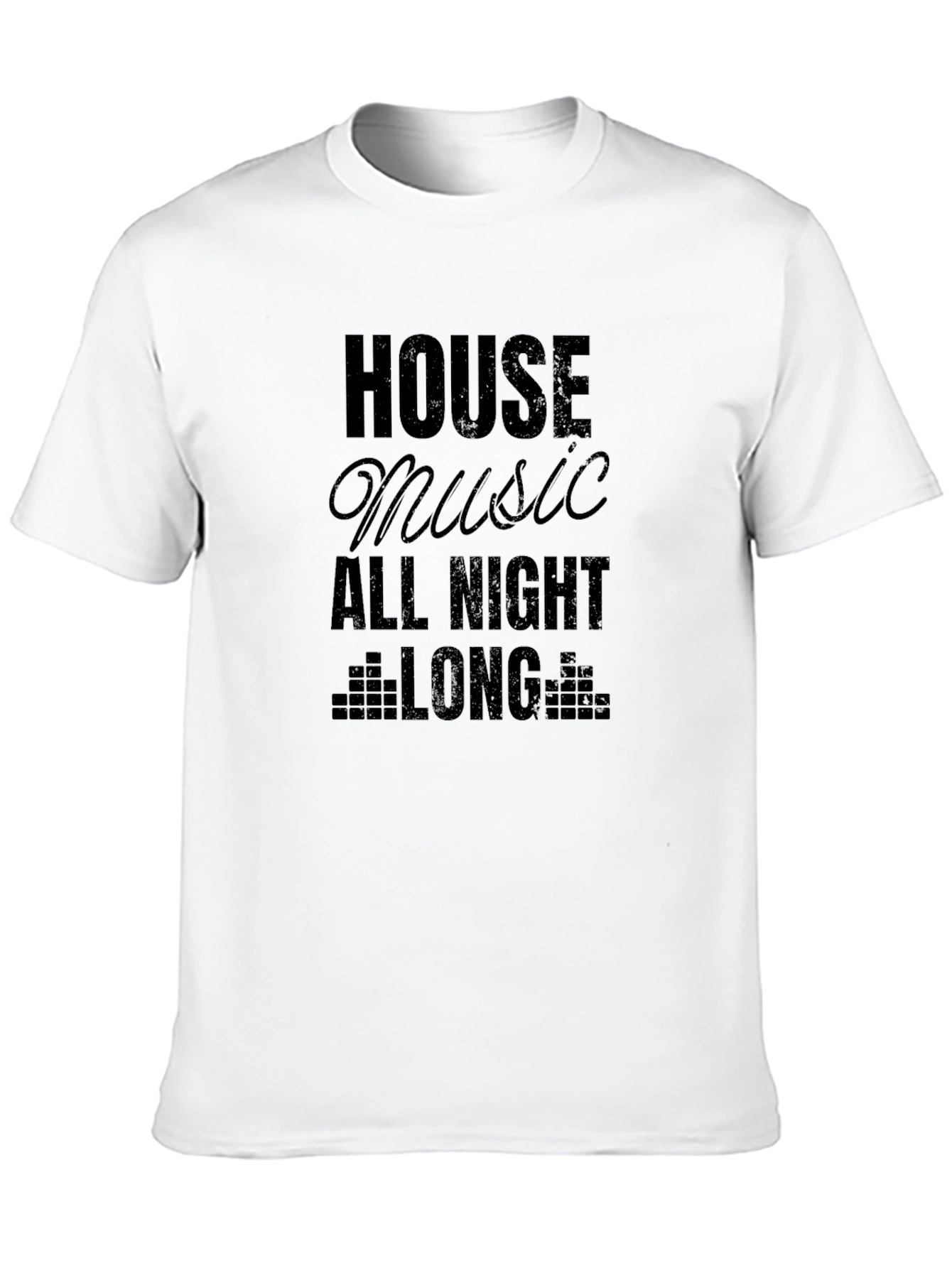 House Music All Night Long Graphic Tee