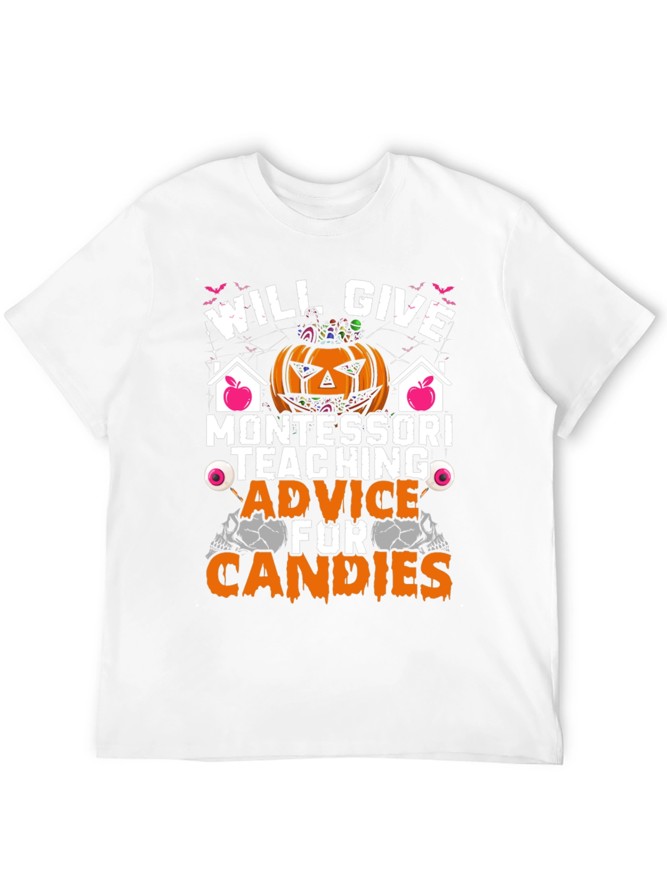 Halloween Montessori Teaching Advice for Candies T-Shirt