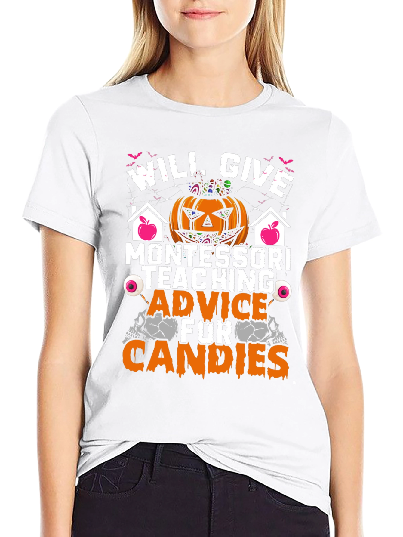 Halloween Montessori Teaching Advice for Candies T-Shirt