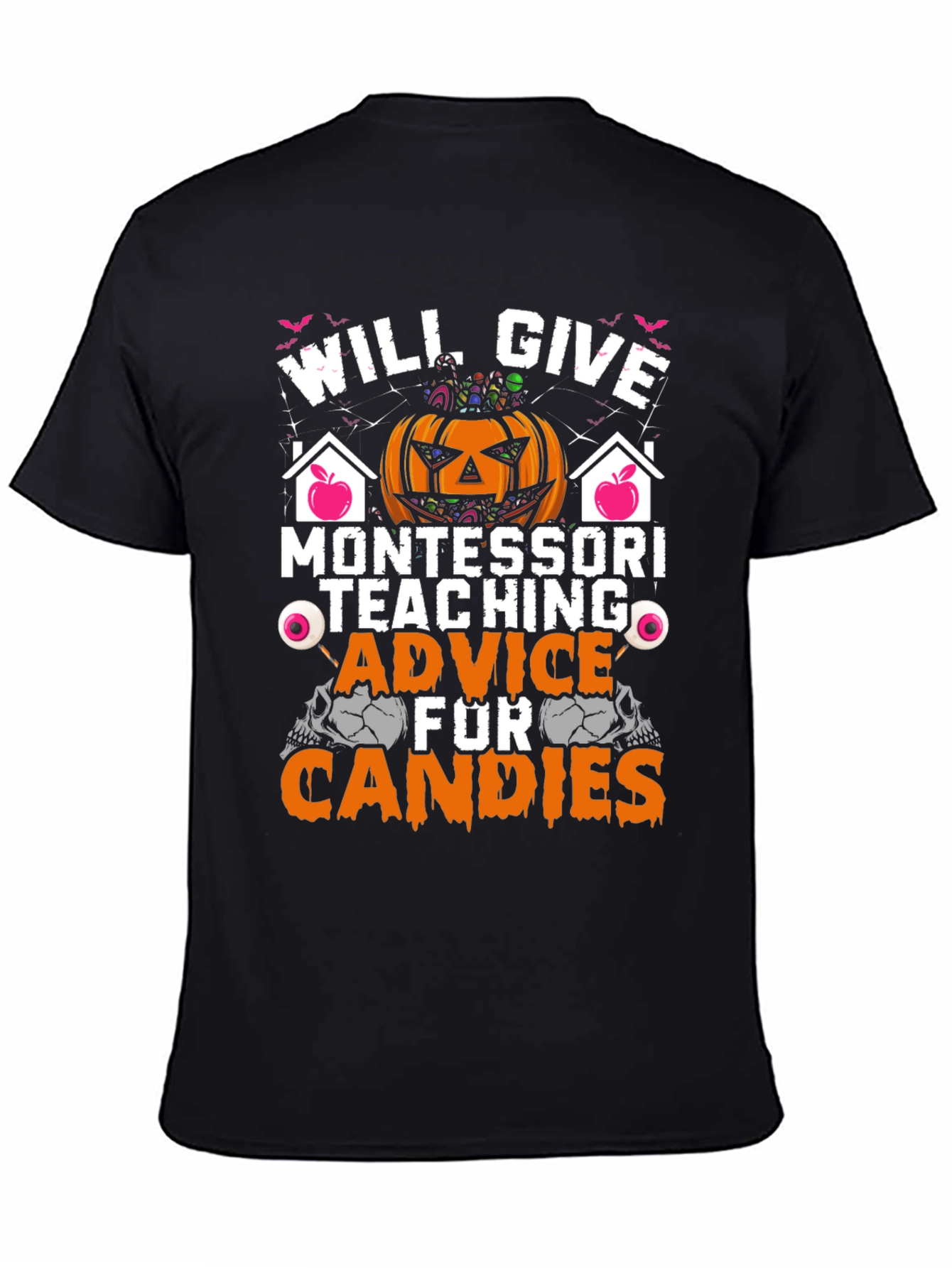 Halloween Montessori Teaching Advice for Candies T-Shirt