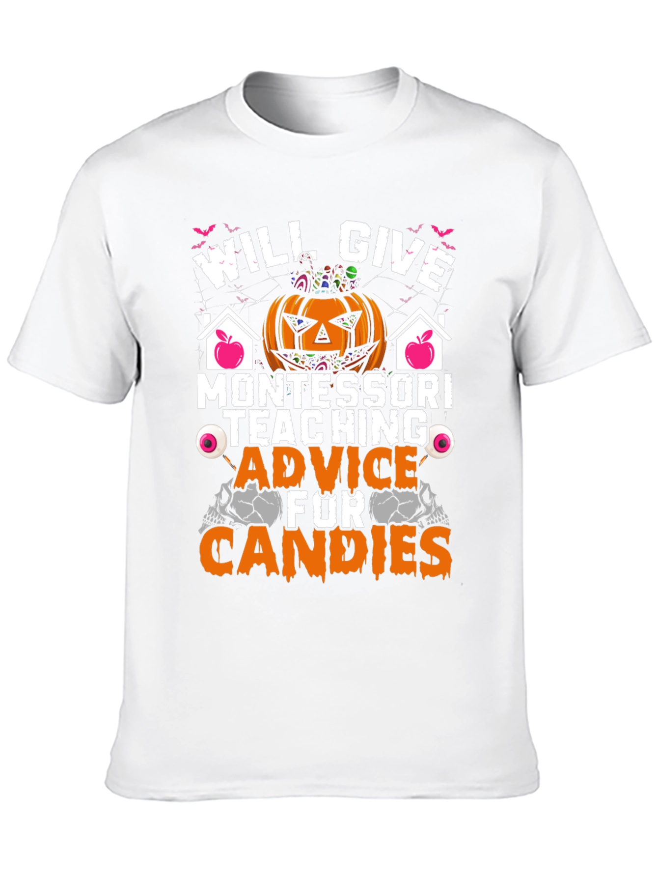 Halloween Montessori Teaching Advice for Candies T-Shirt