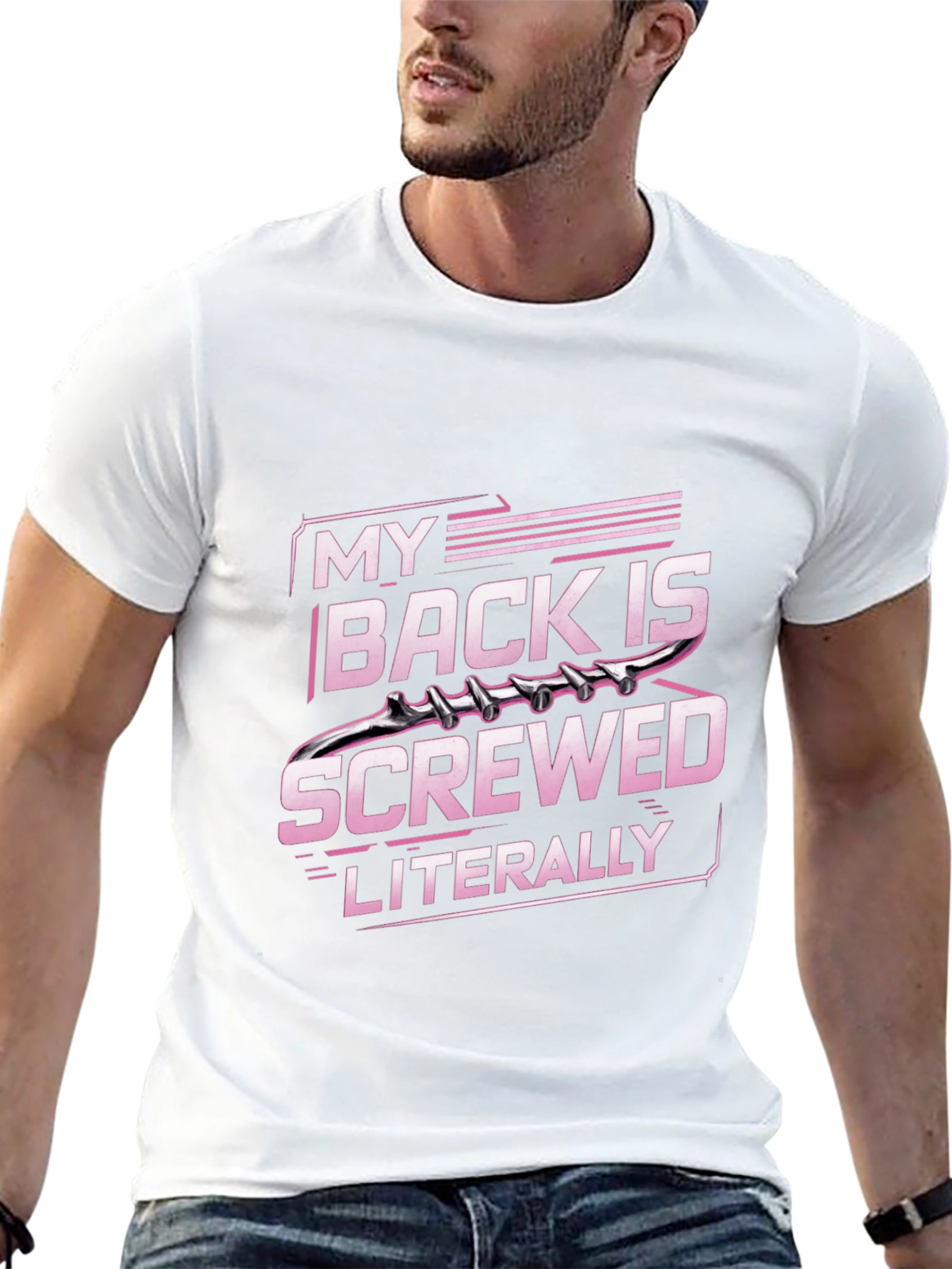 My Back is Screwed T-Shirt - Literally