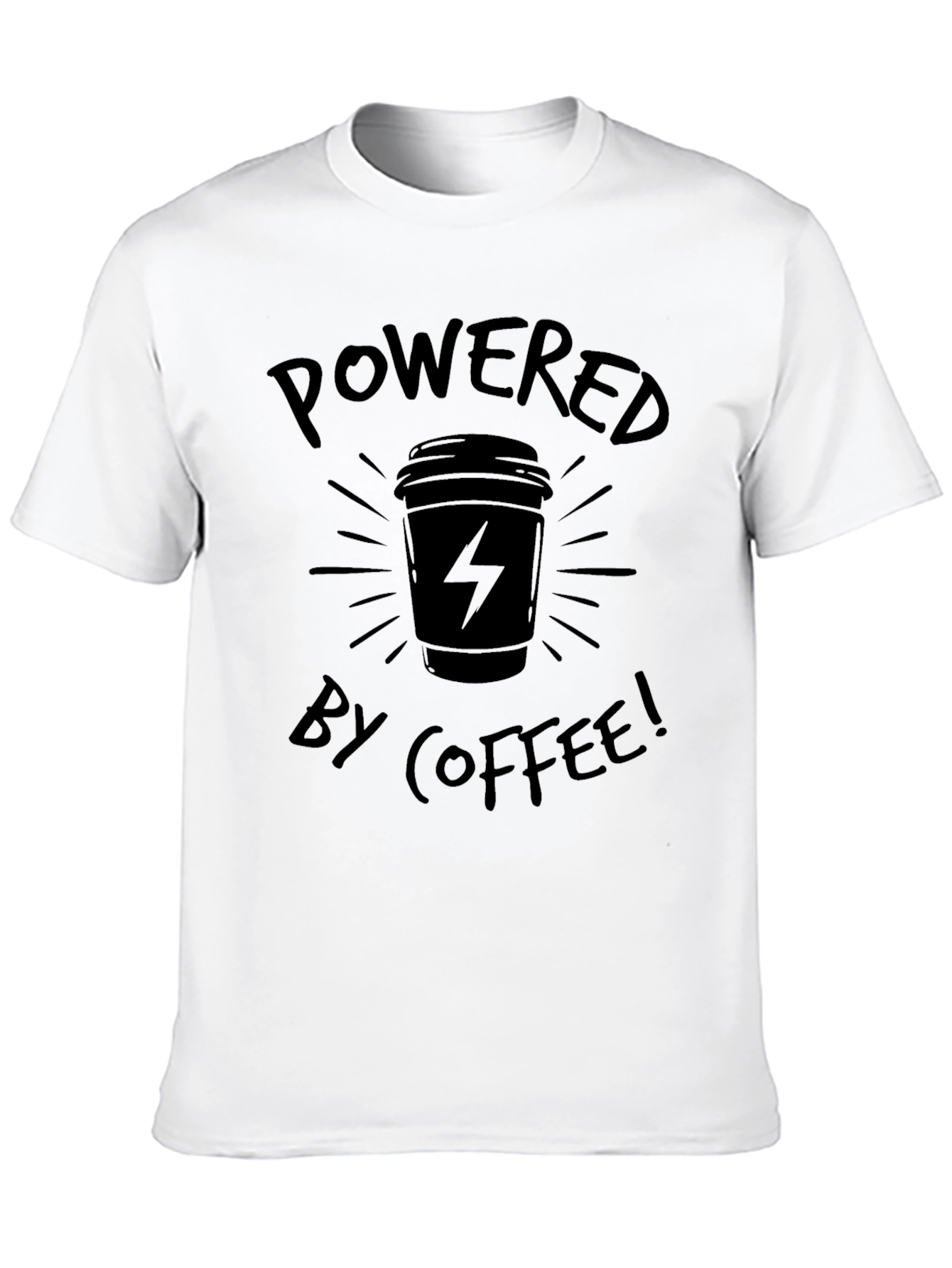 Coffee Powered Black T-Shirt