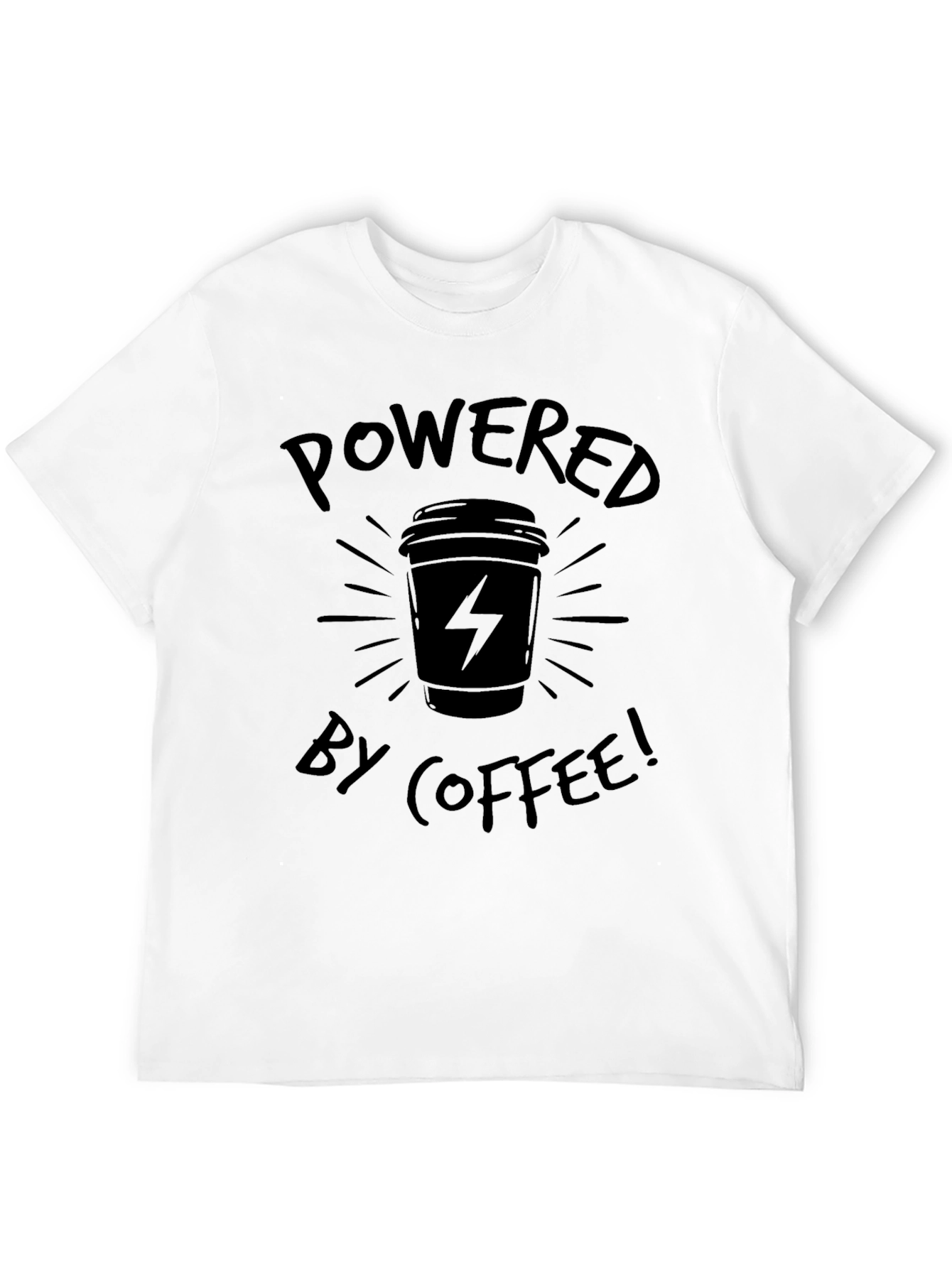 Coffee Powered Black T-Shirt