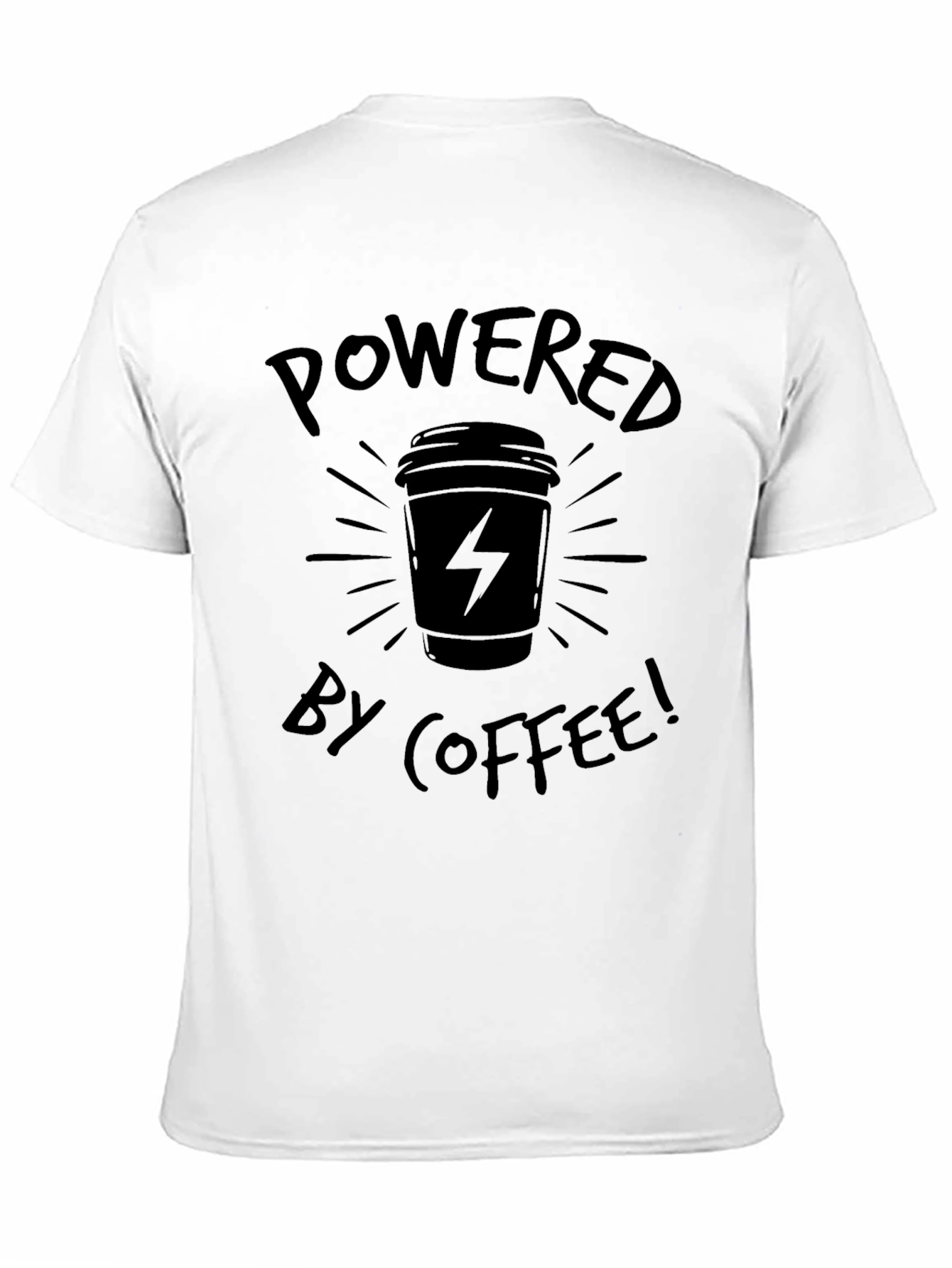 Coffee Powered Black T-Shirt