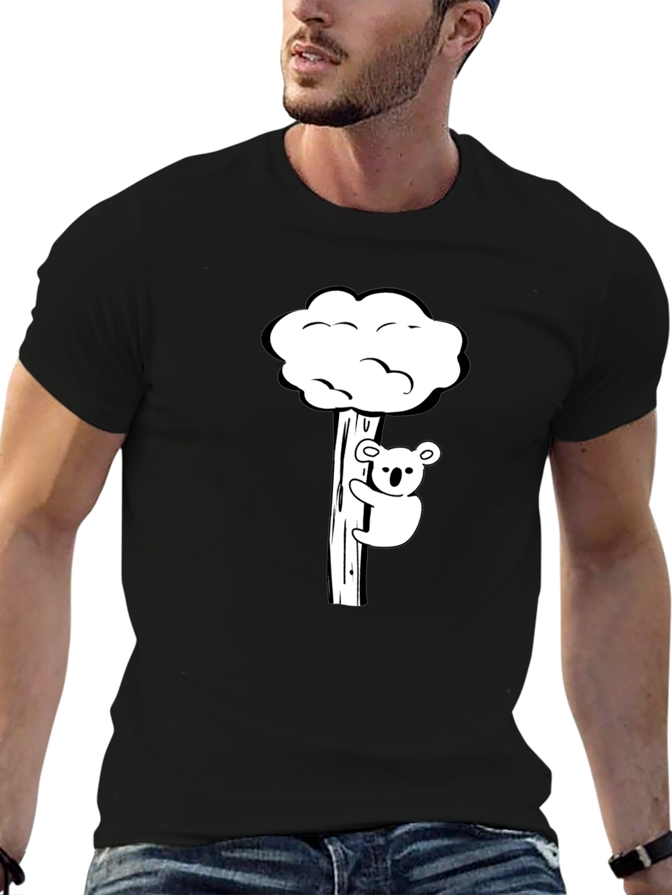 Koala in Tree T-Shirt - Soft Cotton Tee