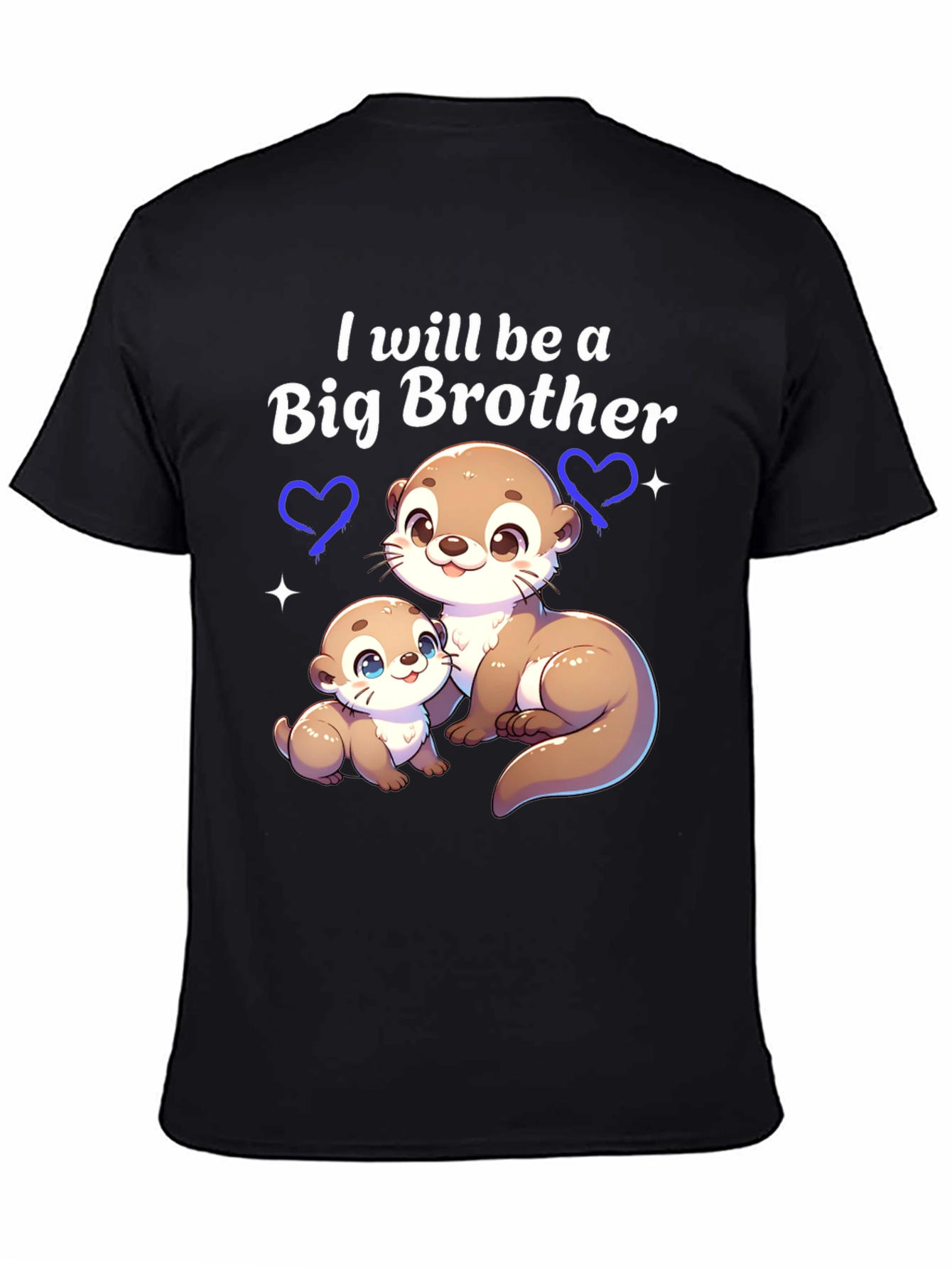 Big Brother Otter Tee - Cute Sibling Reveal Shirt