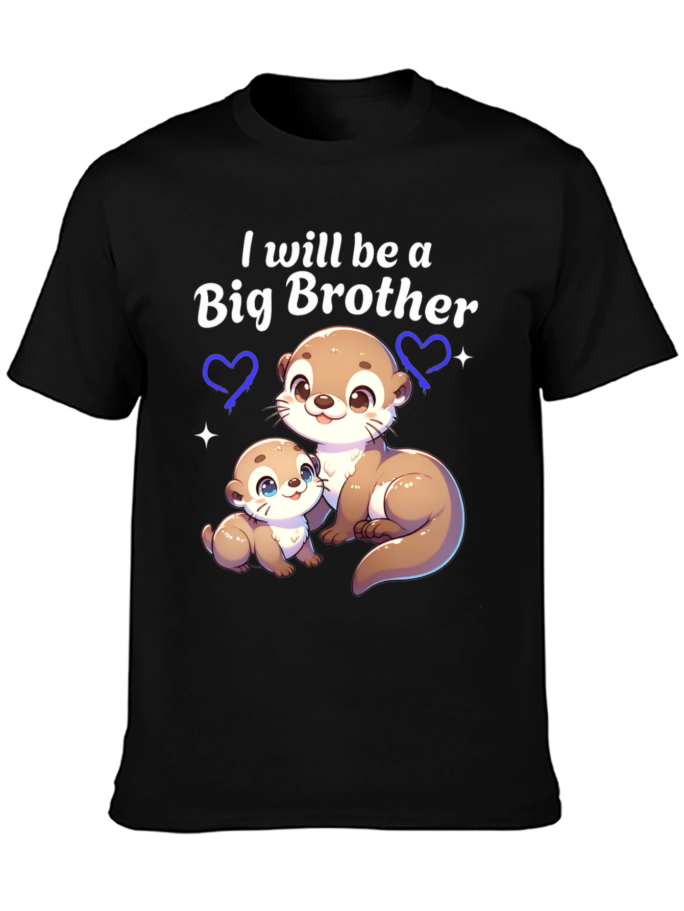 Big Brother Otter Tee - Cute Sibling Reveal Shirt