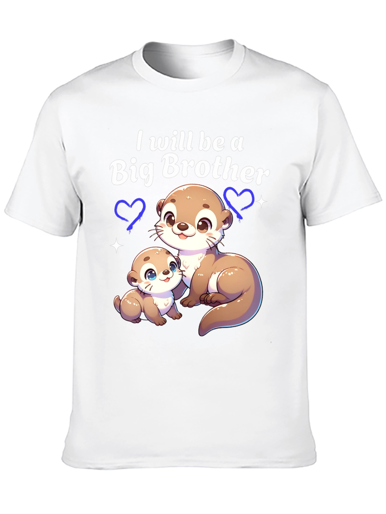 Big Brother Otter Tee - Cute Sibling Reveal Shirt