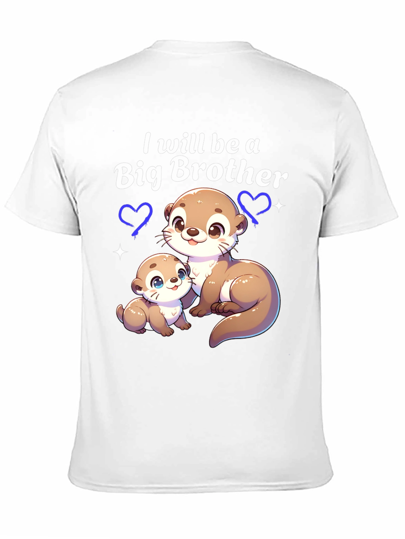 Big Brother Otter Tee - Cute Sibling Reveal Shirt