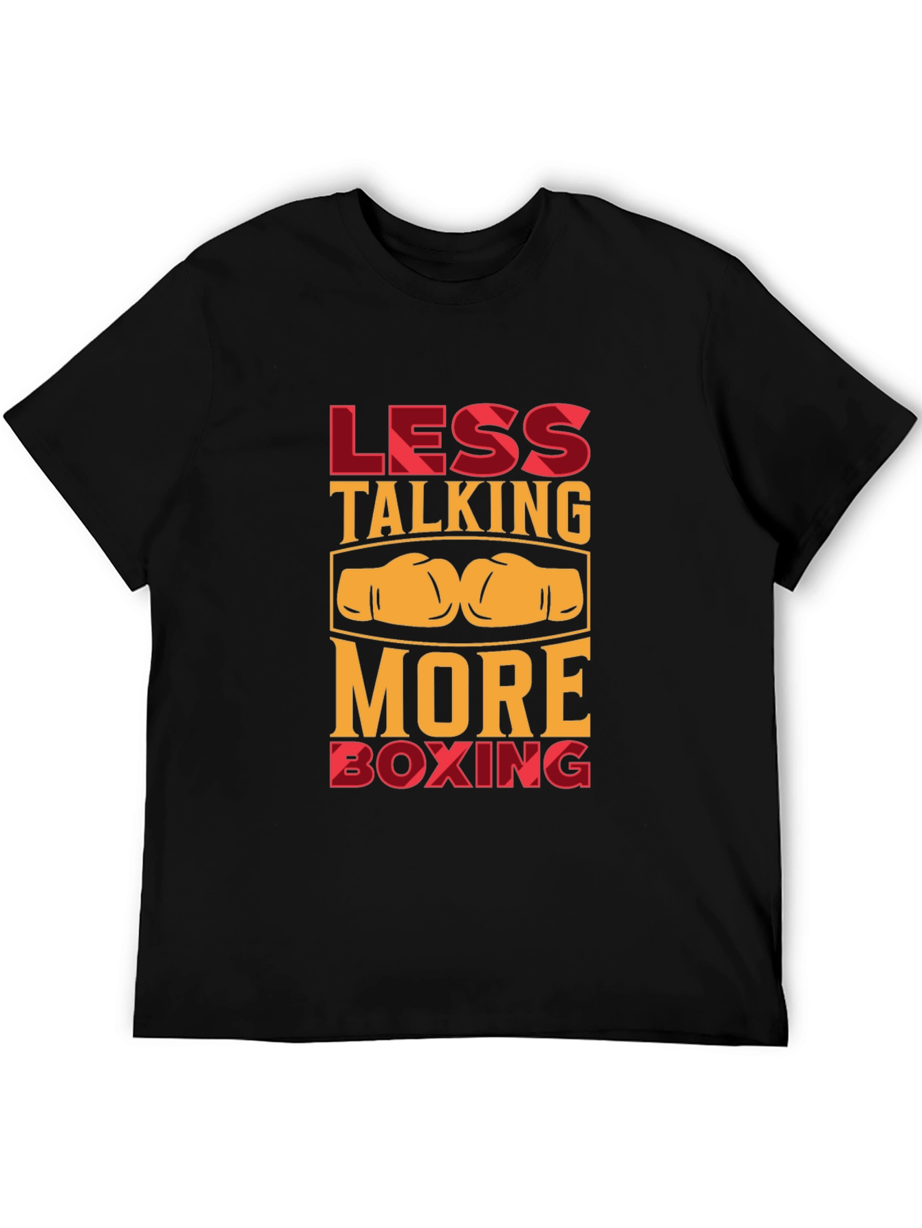Less Talking More Boxing Graphic T-Shirt