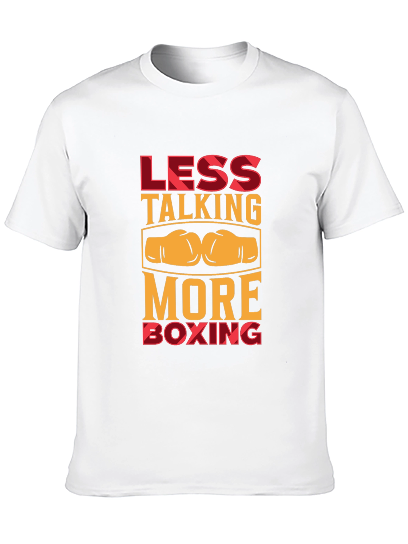 Less Talking More Boxing Graphic T-Shirt